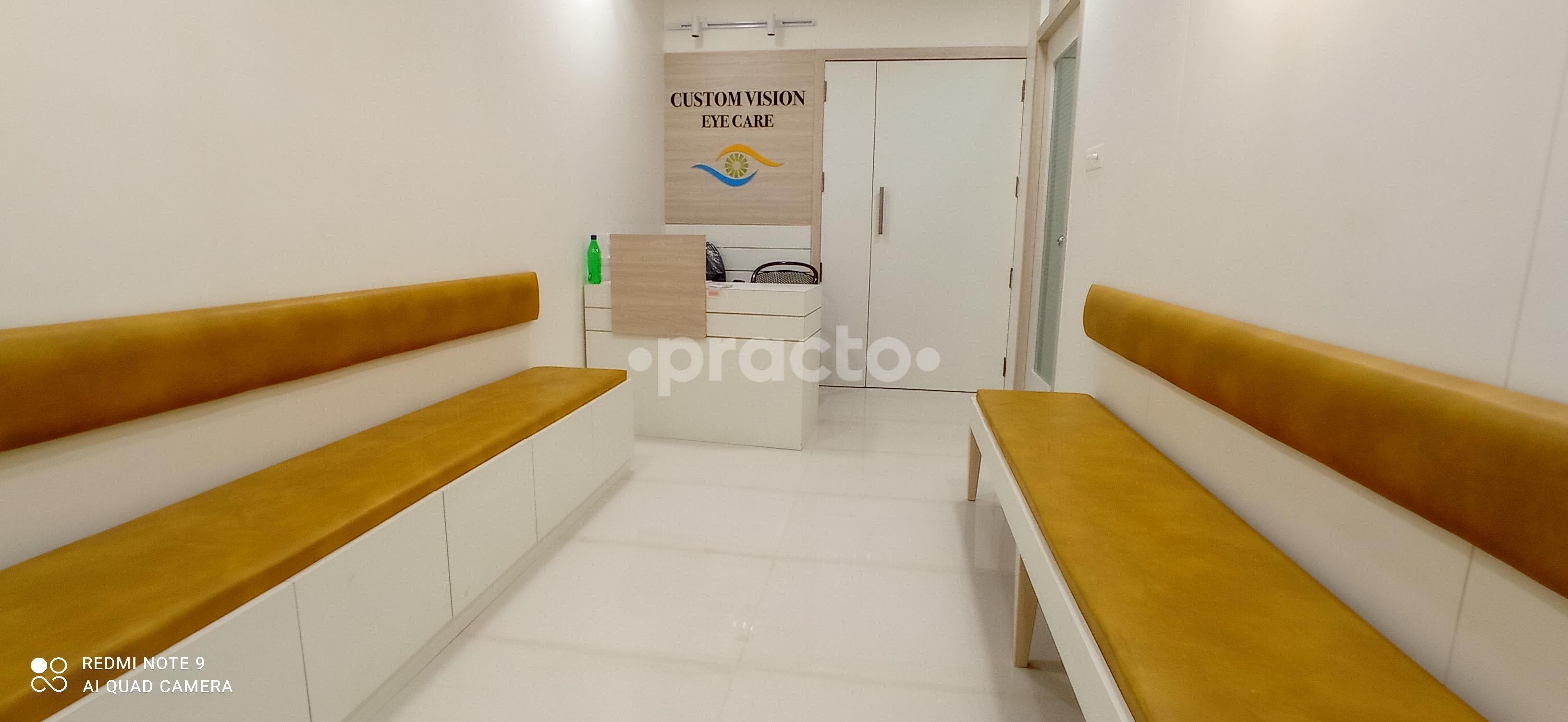 Waiting Area at Custom Vision Eye Care Baner Pune
