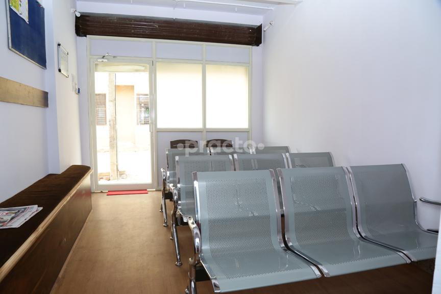 Waiting Area at Bhadra Homoeo Clinic New BEL Road Bangalore