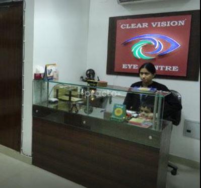 Reception at Clear Vision Eye Centre Indirapuram Ghaziabad