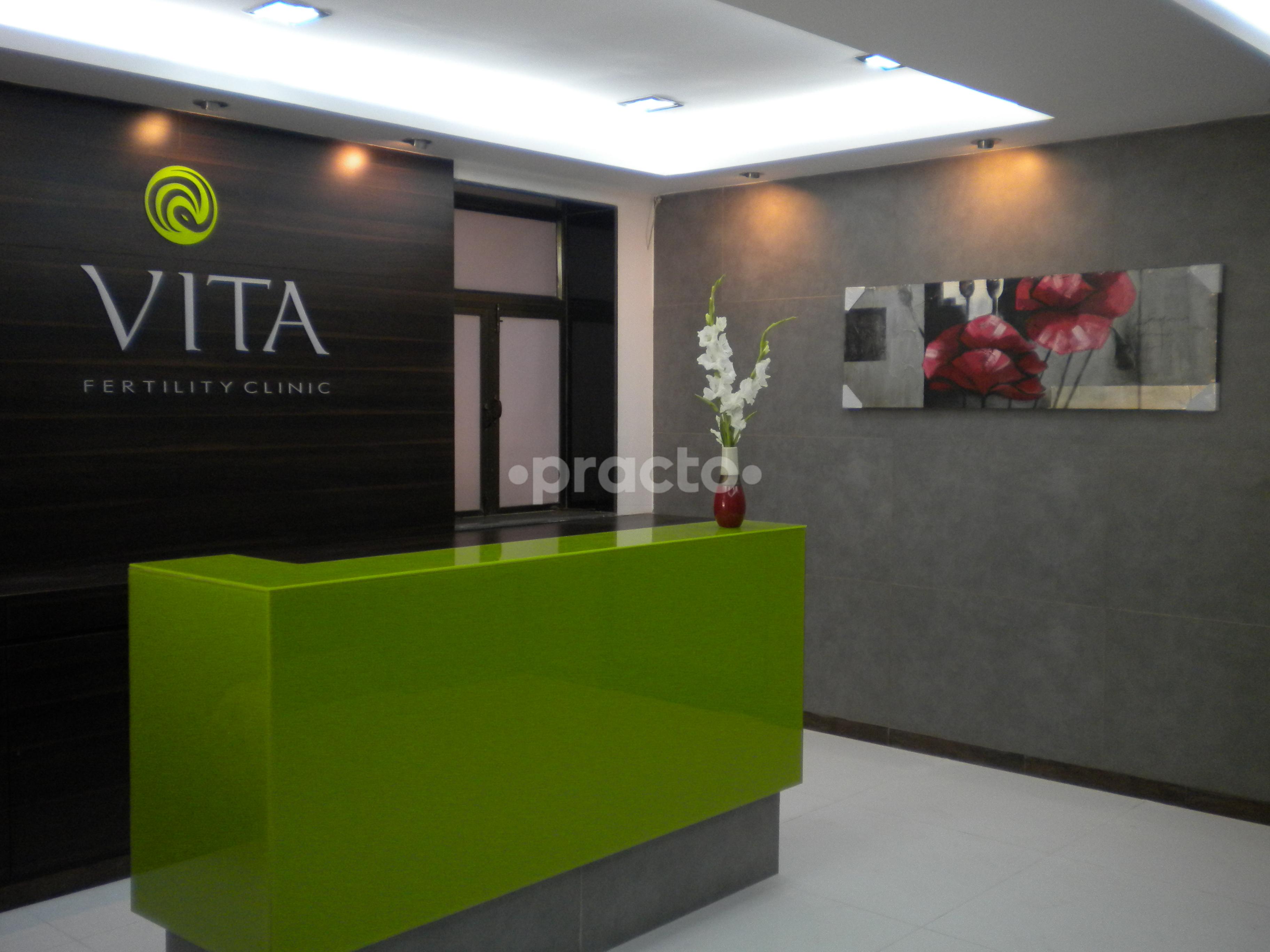 Reception at Vita Fertility Clinic Charni Road Mumbai