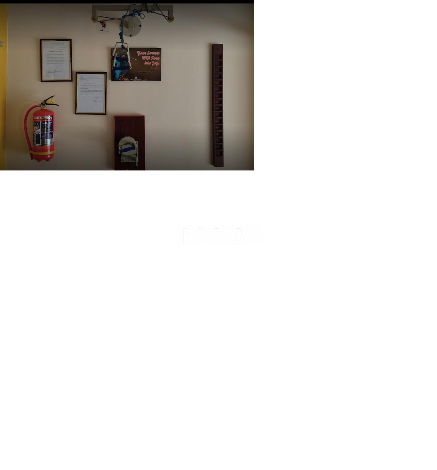 Reception Area at Sugam Physiotherapy Clinic Porur Chennai