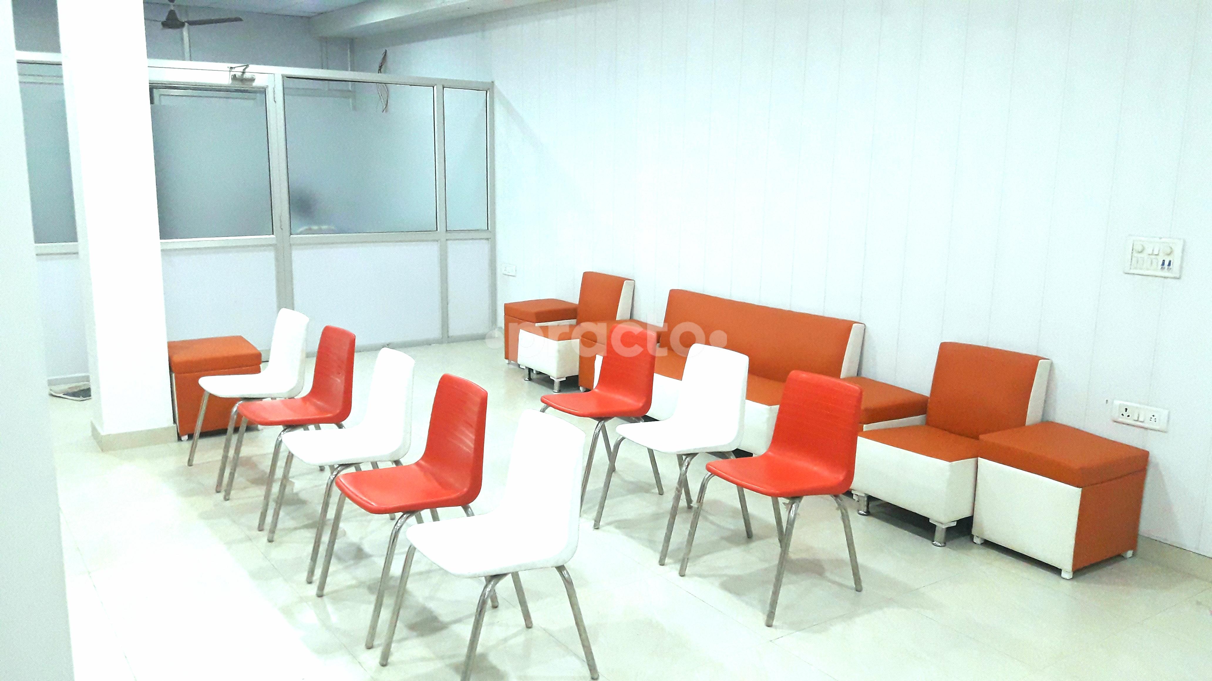 Waiting Area at Delhi Center for E.N.T. & Allergic Diseases Chattarpur Delhi