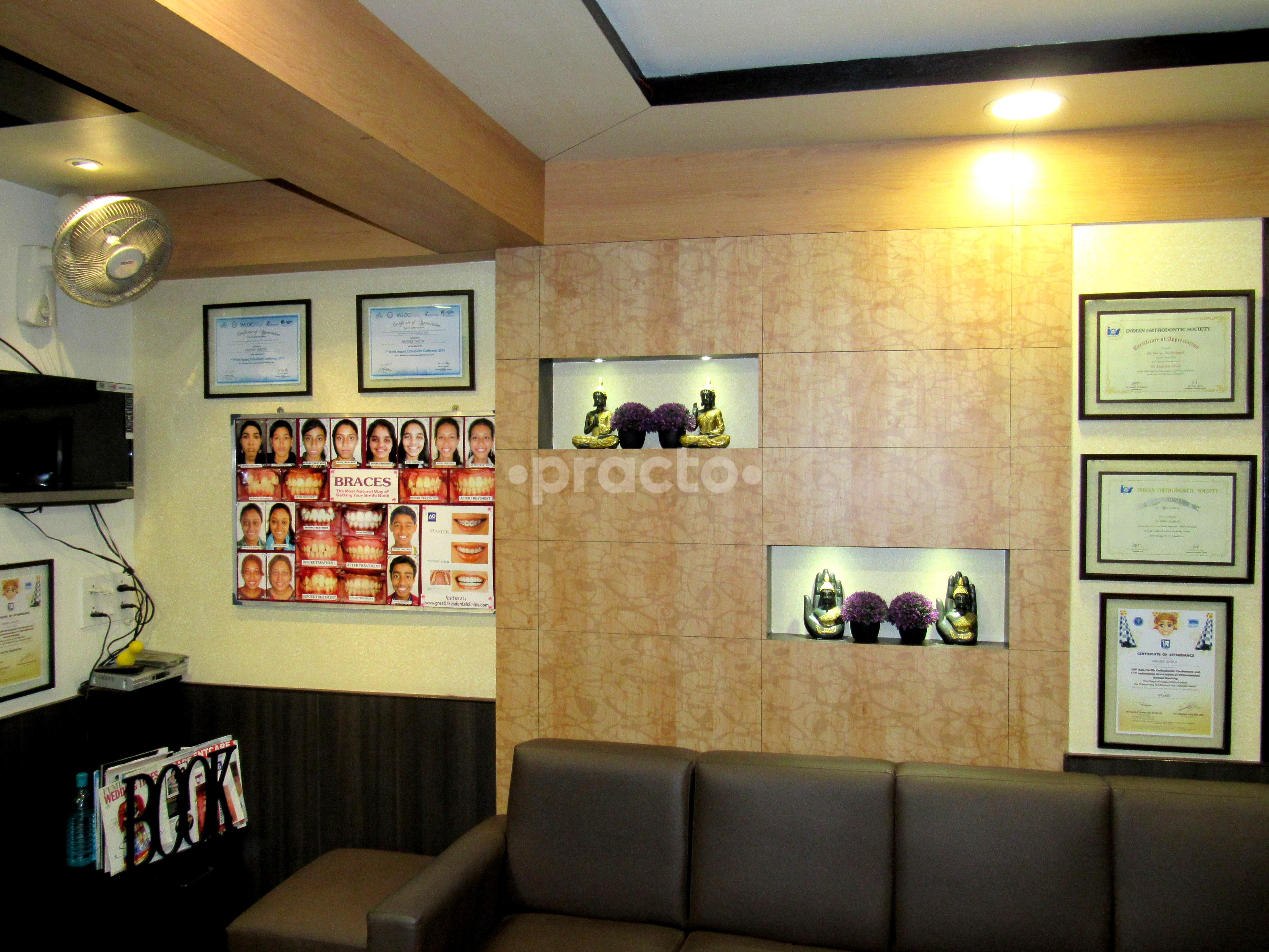 Waiting Area at Great Lakes Dental Clinic & Orthodontic Centre Rash Behari Avenue Kolkata