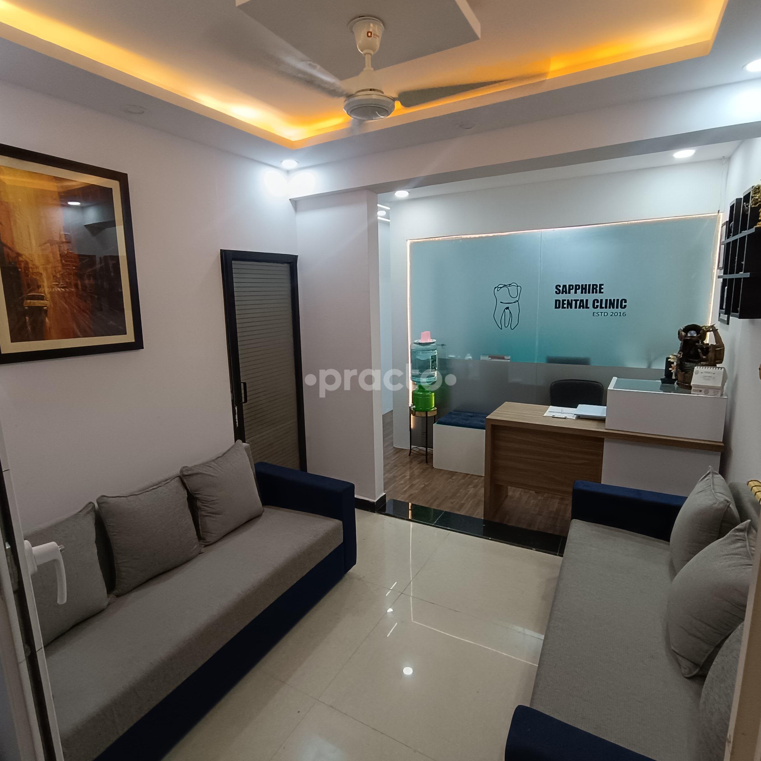Reception Area at Sapphire Dental Clinic Singasandra Bangalore