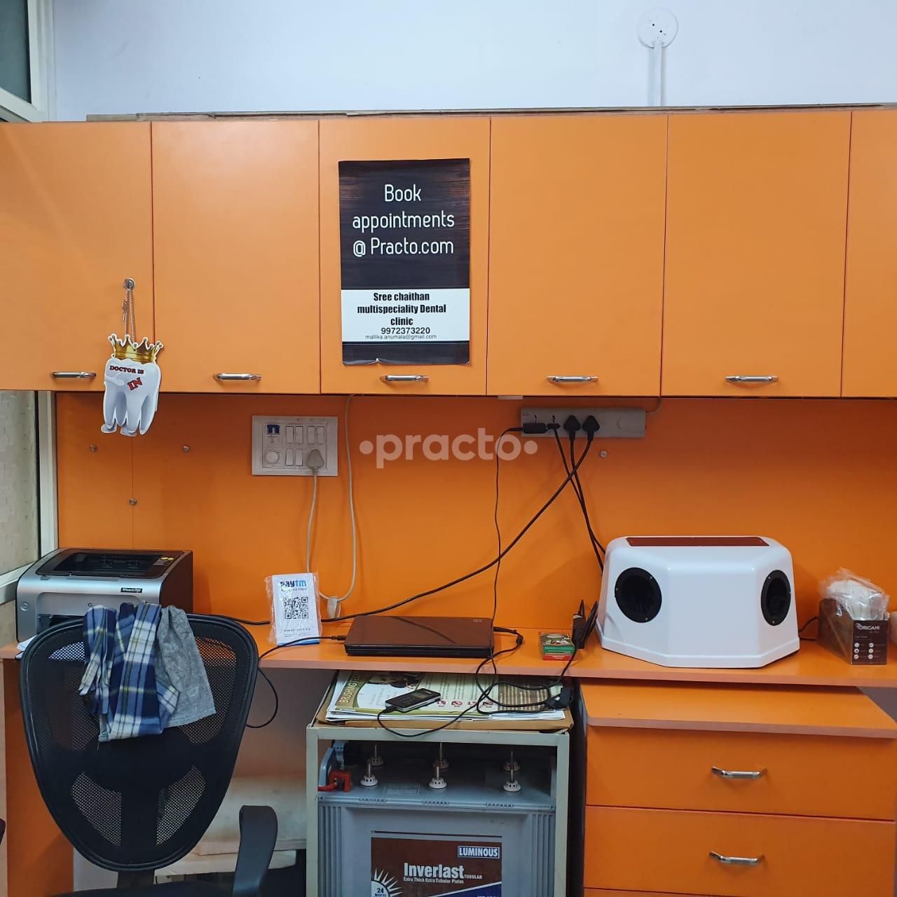 Consultation Room at Sree Chaithan Multi Specialty Dental Clinic Mahadevapura Bangalore