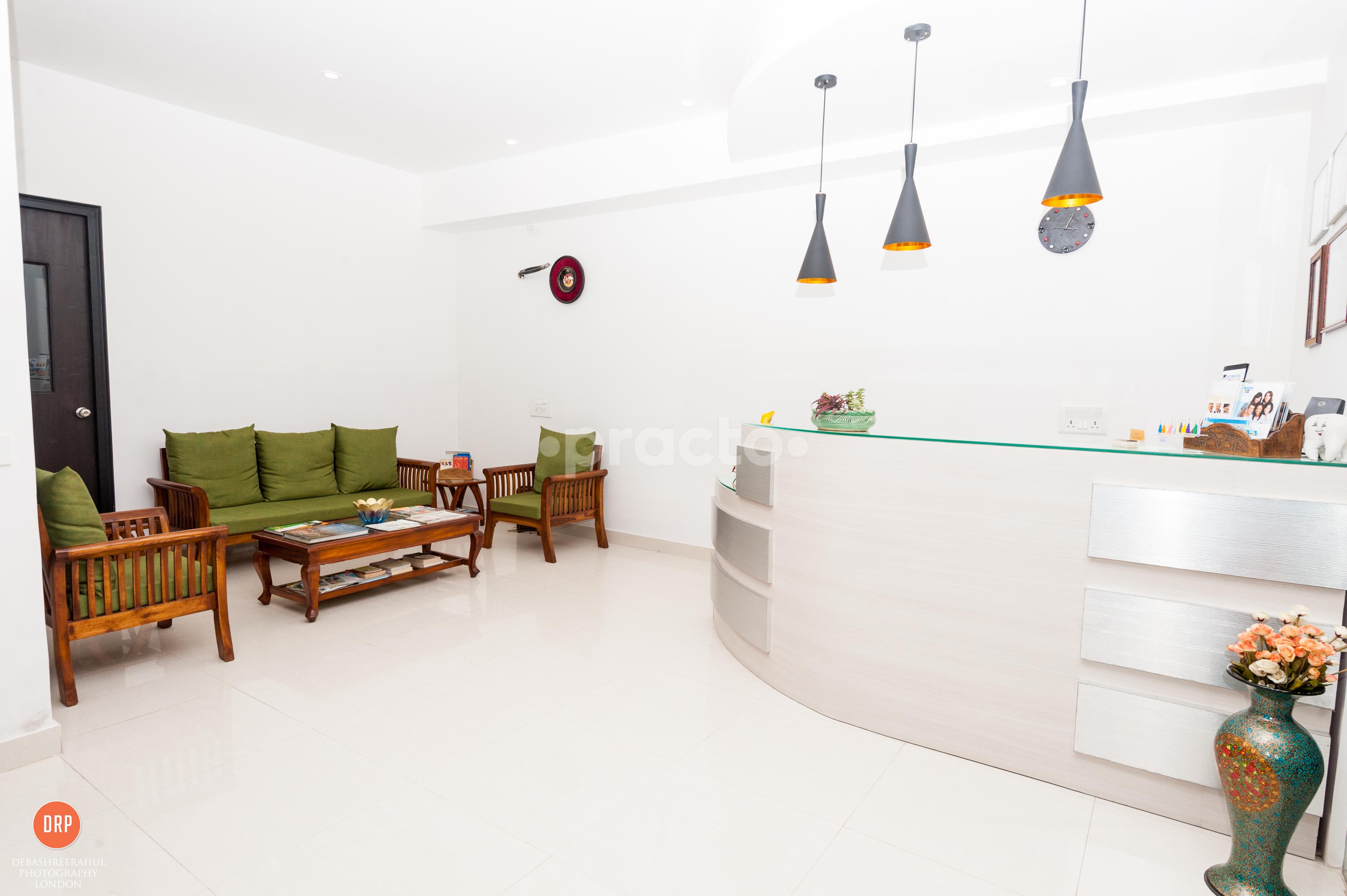 Waiting Area at Dental Brasstacks/creating pHabulous Smiles Sohna Road Gurgaon