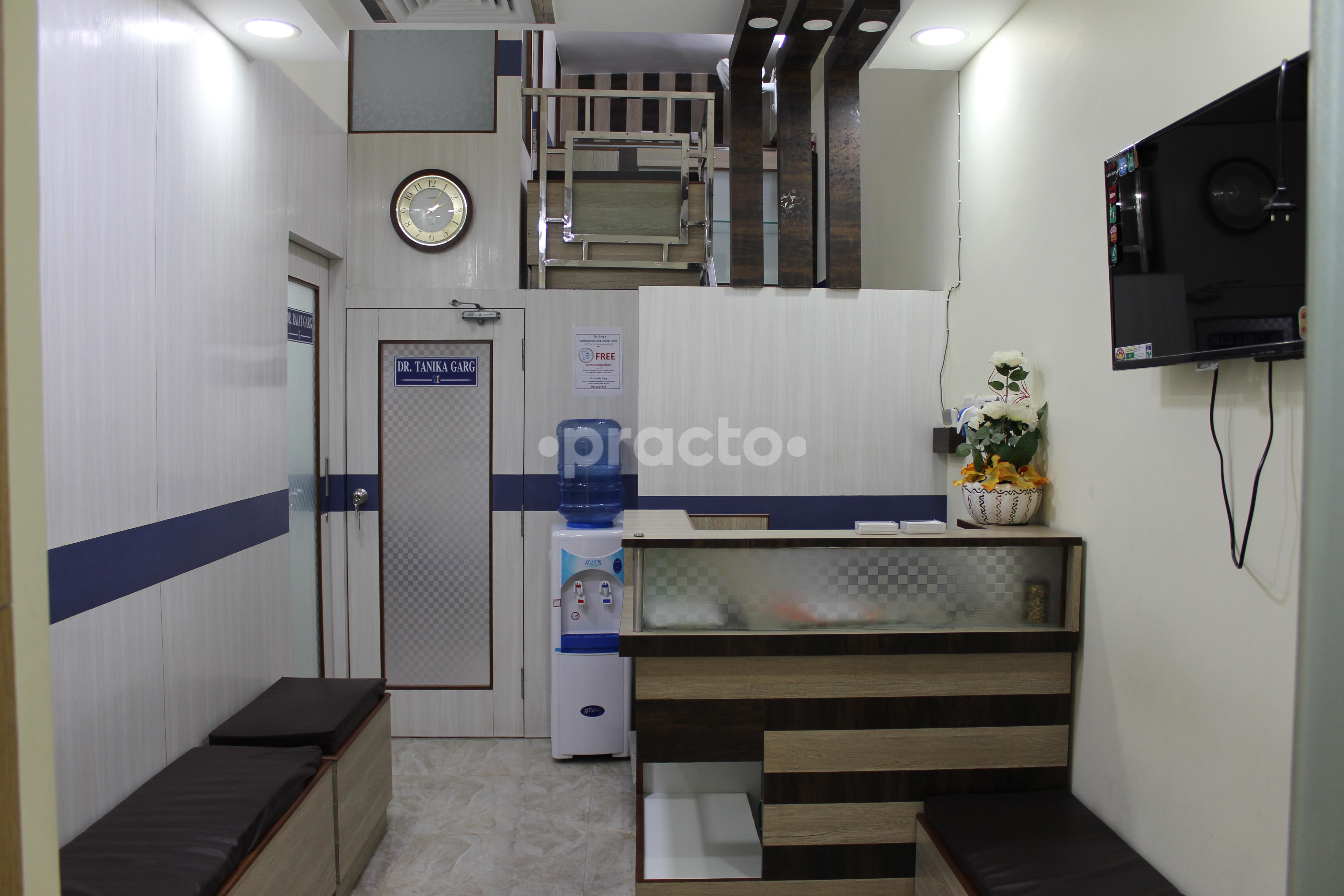 Reception at Dr. Garg's  Orthopaedic & Dental Clinic Crossings Republik Ghaziabad