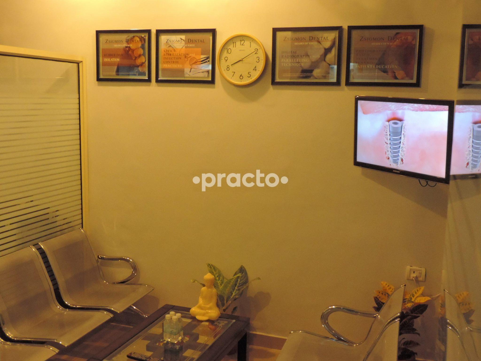 Waiting Area at Zsigmon Dental Clinic Old Faridabad Faridabad