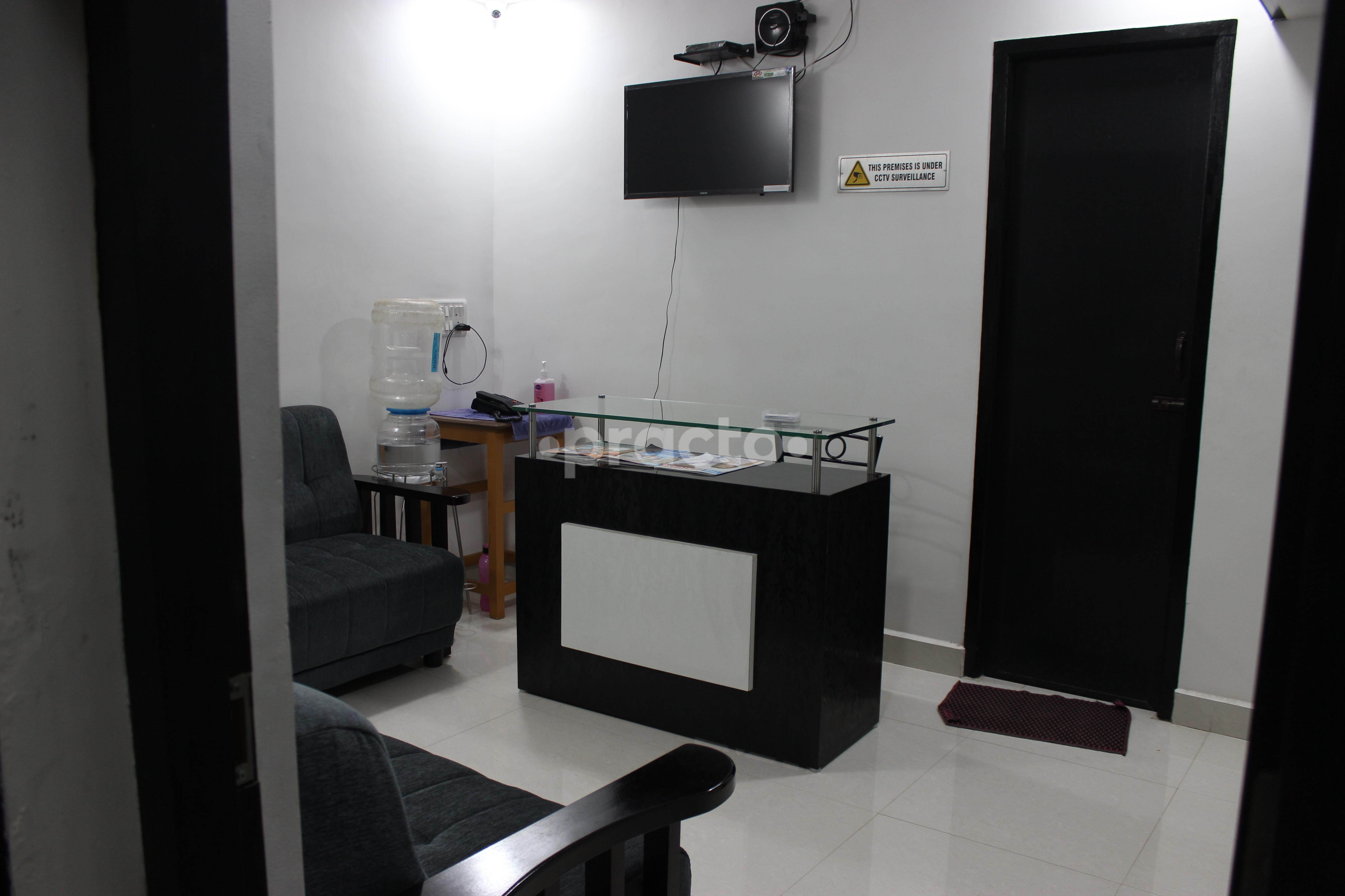 Reception Area at Smile Art - Dental Clinic Nanganallur Chennai