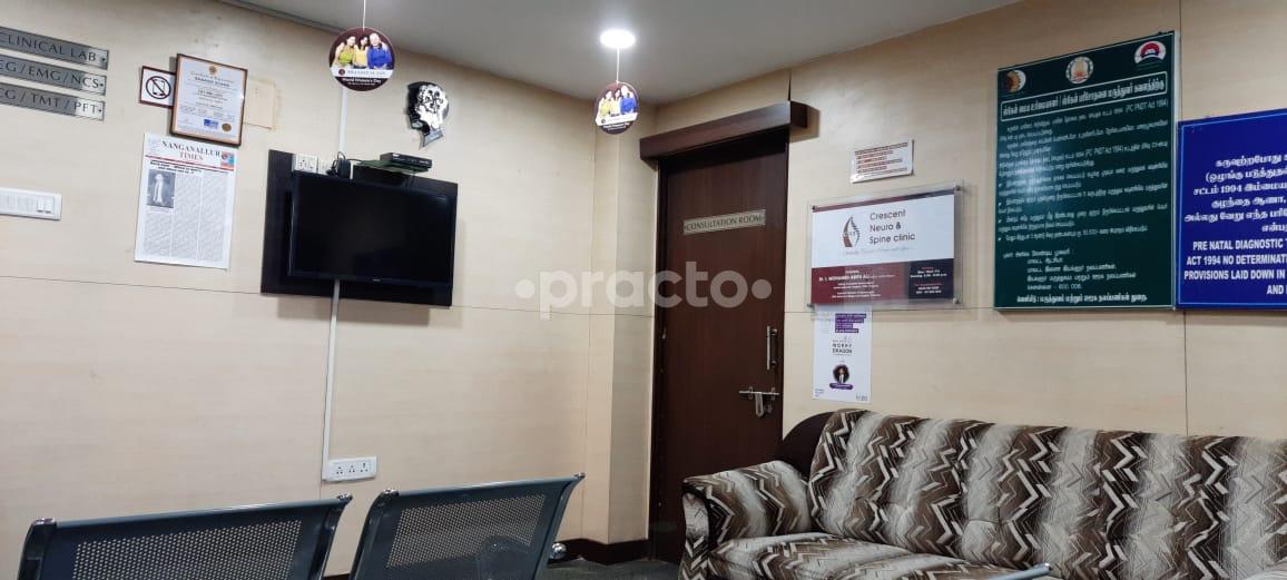 Waiting Area at Crescent Neuro & Spine Clinic Kottivakkam Chennai