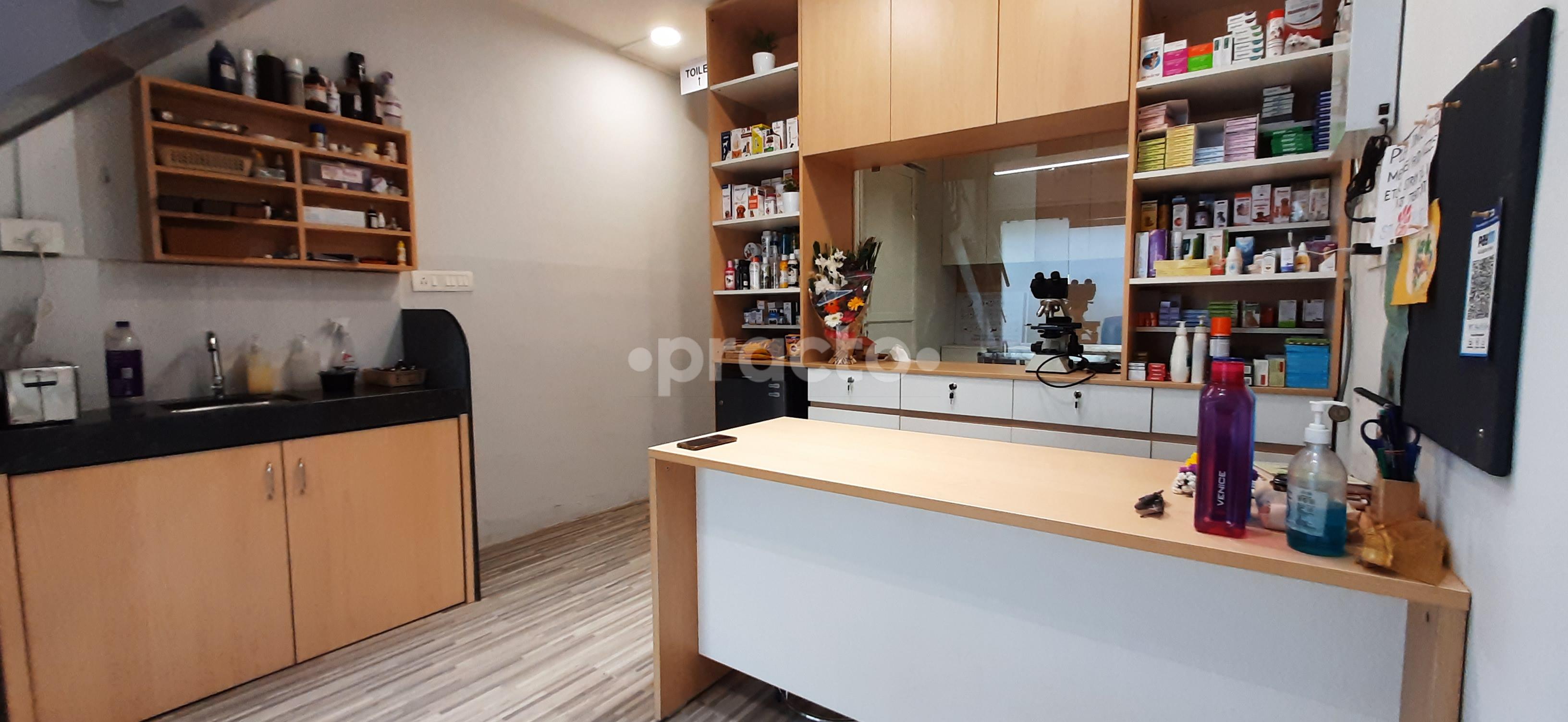 Reception Area at Dr. Madhavi's Pet Wellness Clinic Pimple Saudagar Pune