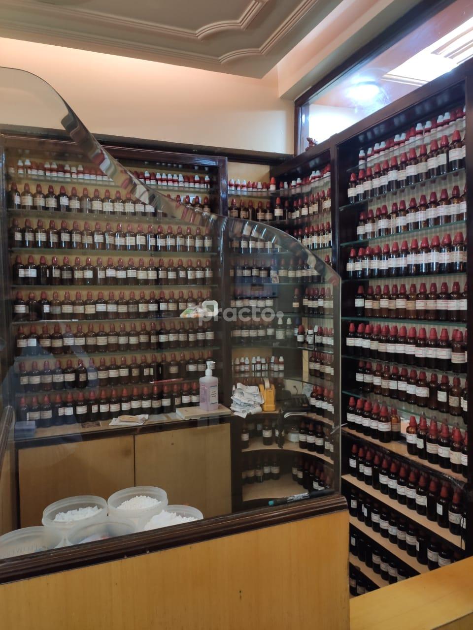 Pharmacy store at Dr Upadhyaya's Homoeopathy Sector 26 Noida