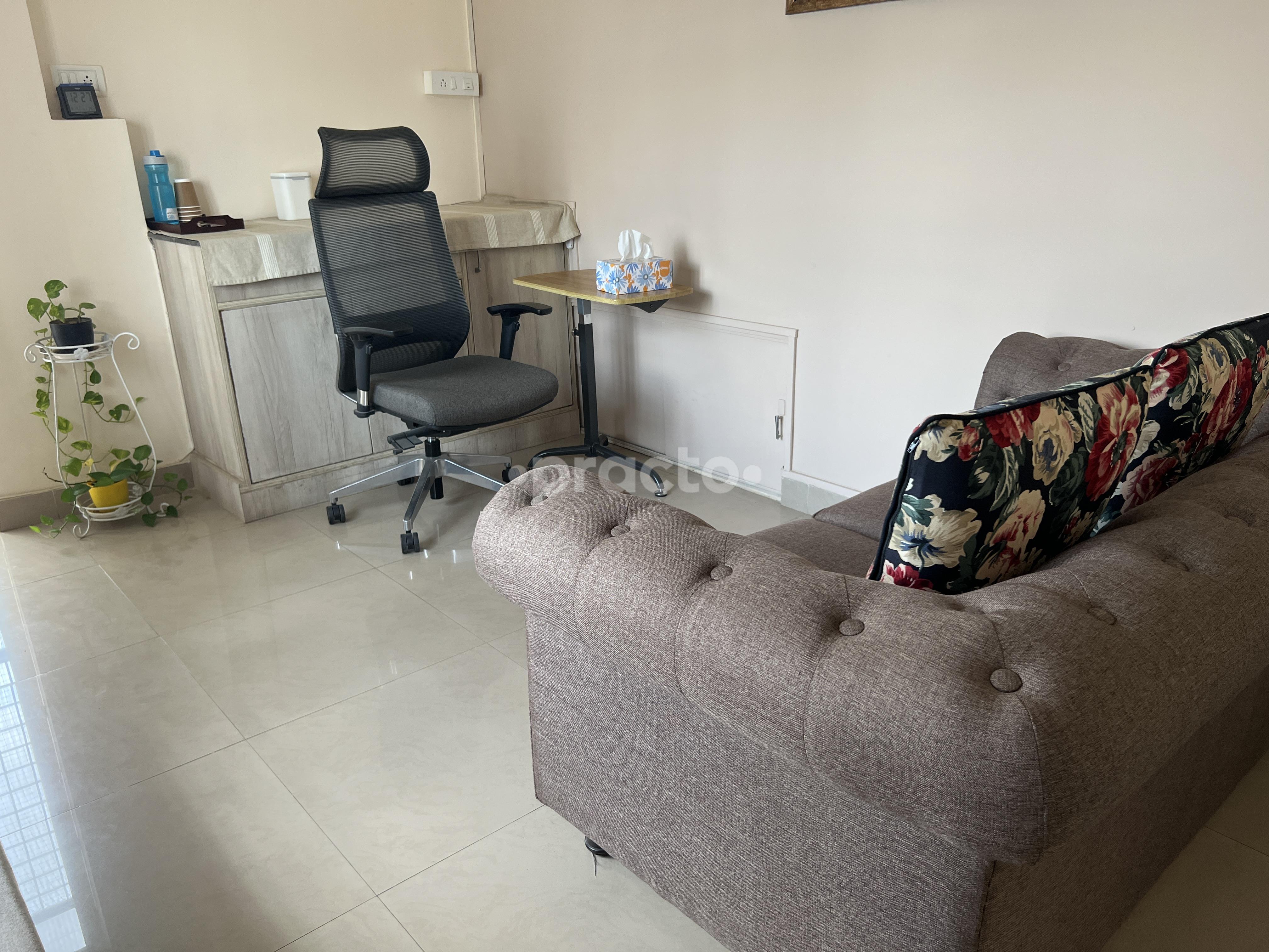 Consultation Room at PsycHeal Shantinagar Bangalore