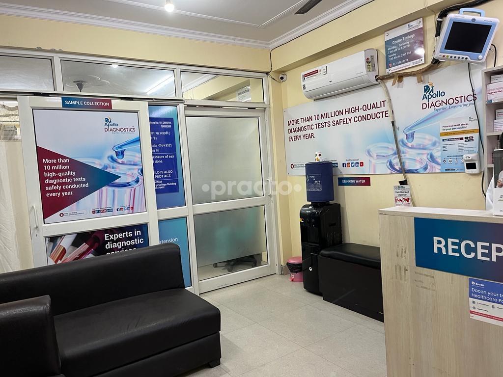 Reception Area at Prime Medical Clinic Sarita Vihar Delhi