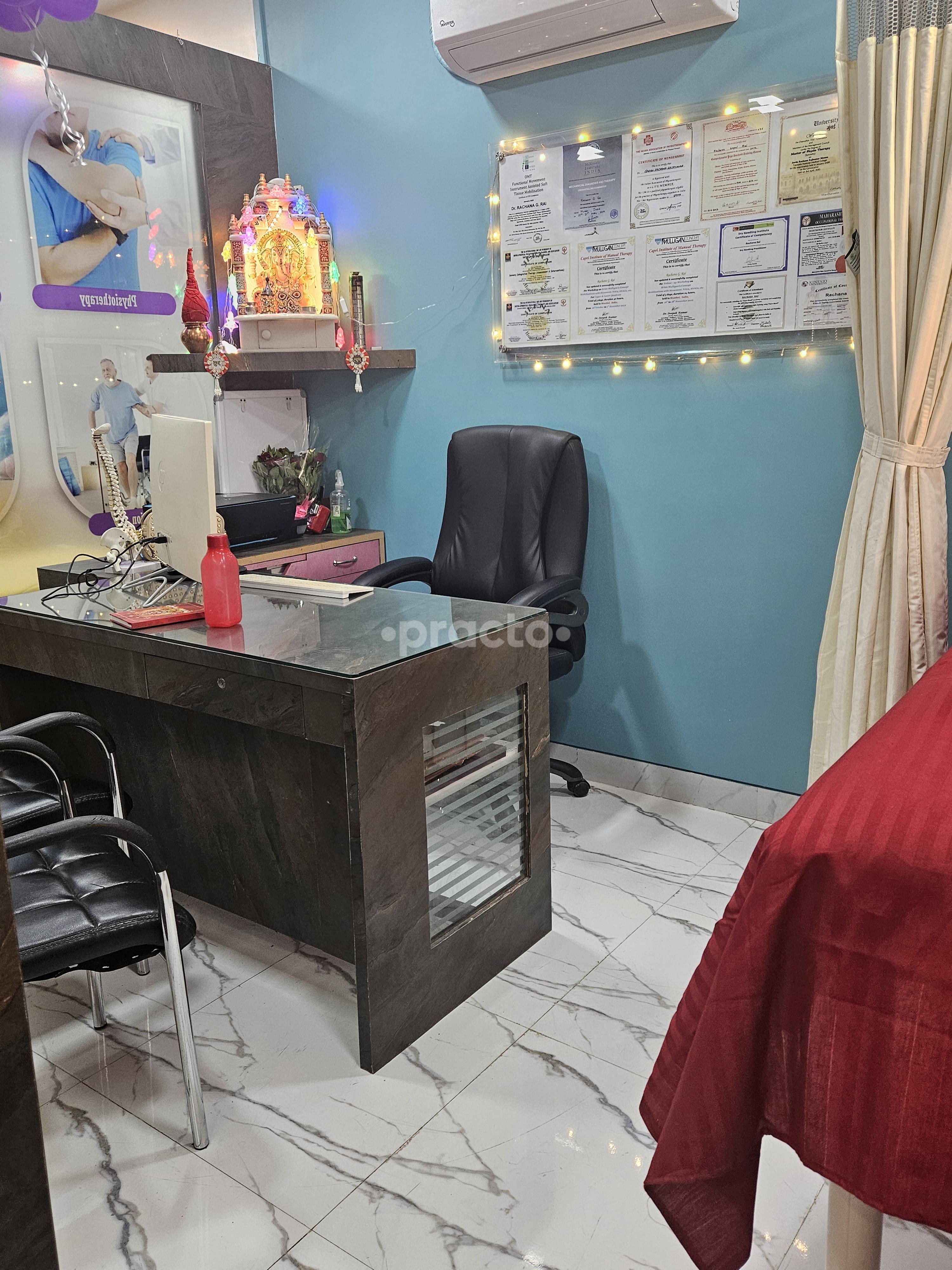 Consultation Room at Rachana Physiotherapy Clinic Jogeshwari East Mumbai