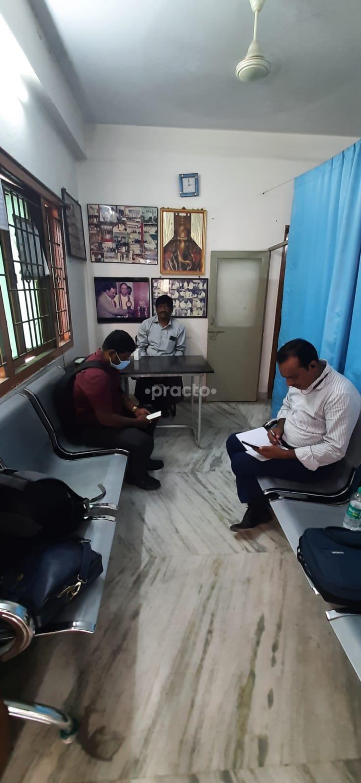 Reception Area at Jubilee Poly Clinic Krishna Nagar Hyderabad