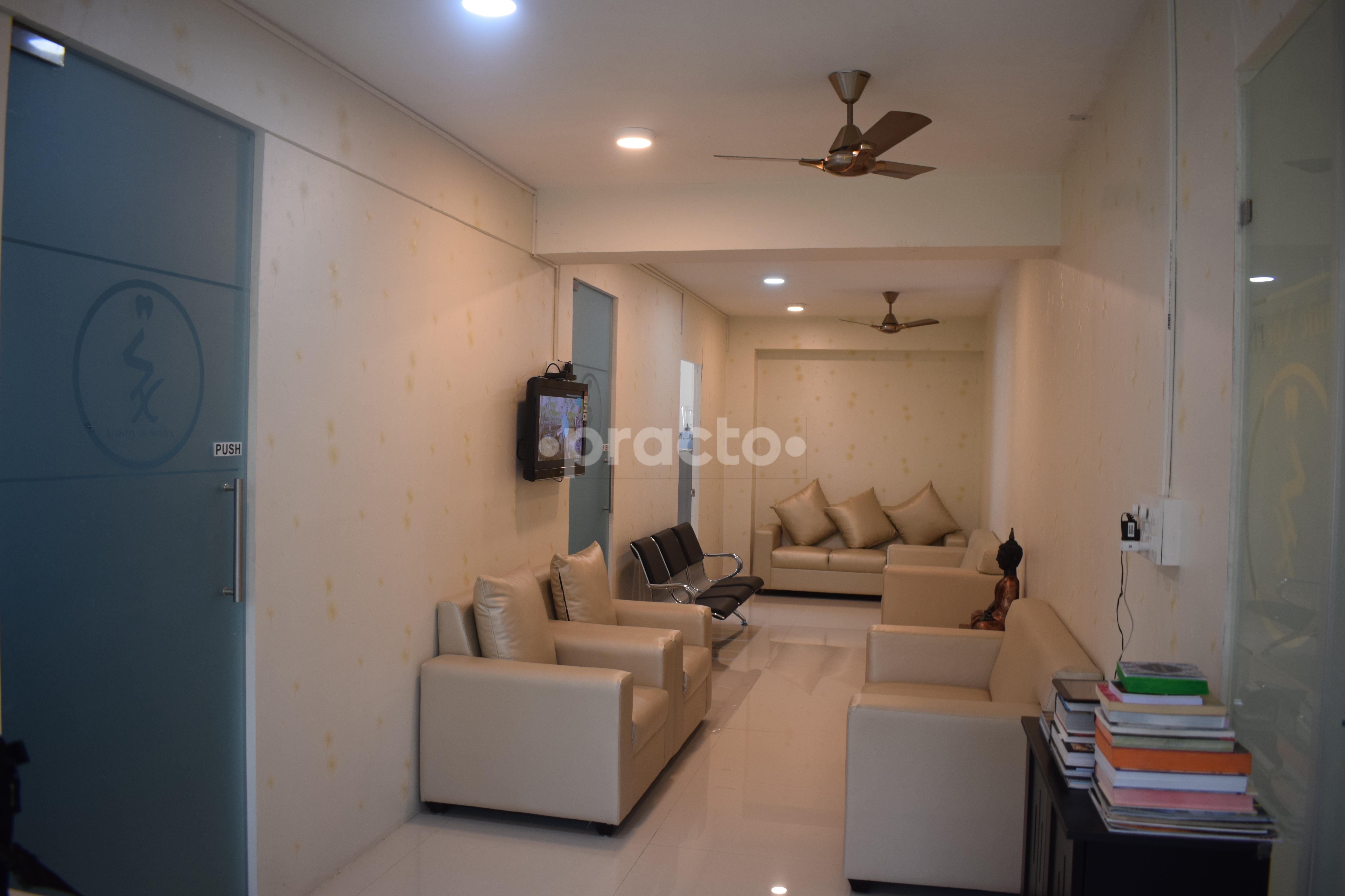 Waiting Area at Smile Xperts - A Complete Dental Care HRBR Layout Bangalore