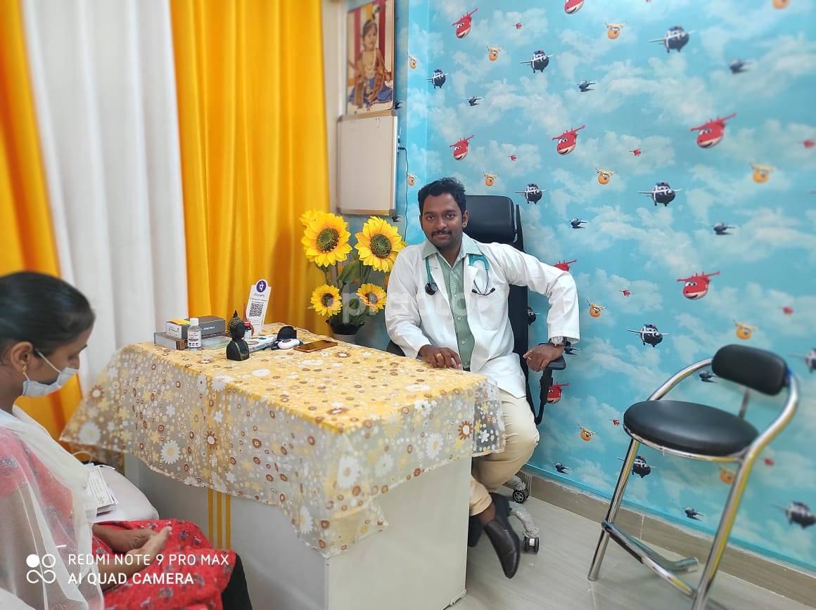 Consultation Room at Sri Shreenika Children Clinic Kothapet Hyderabad