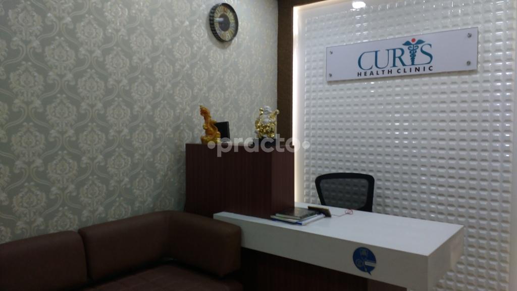 Reception at Curis Health Clinic Sukhdev Vihar Delhi