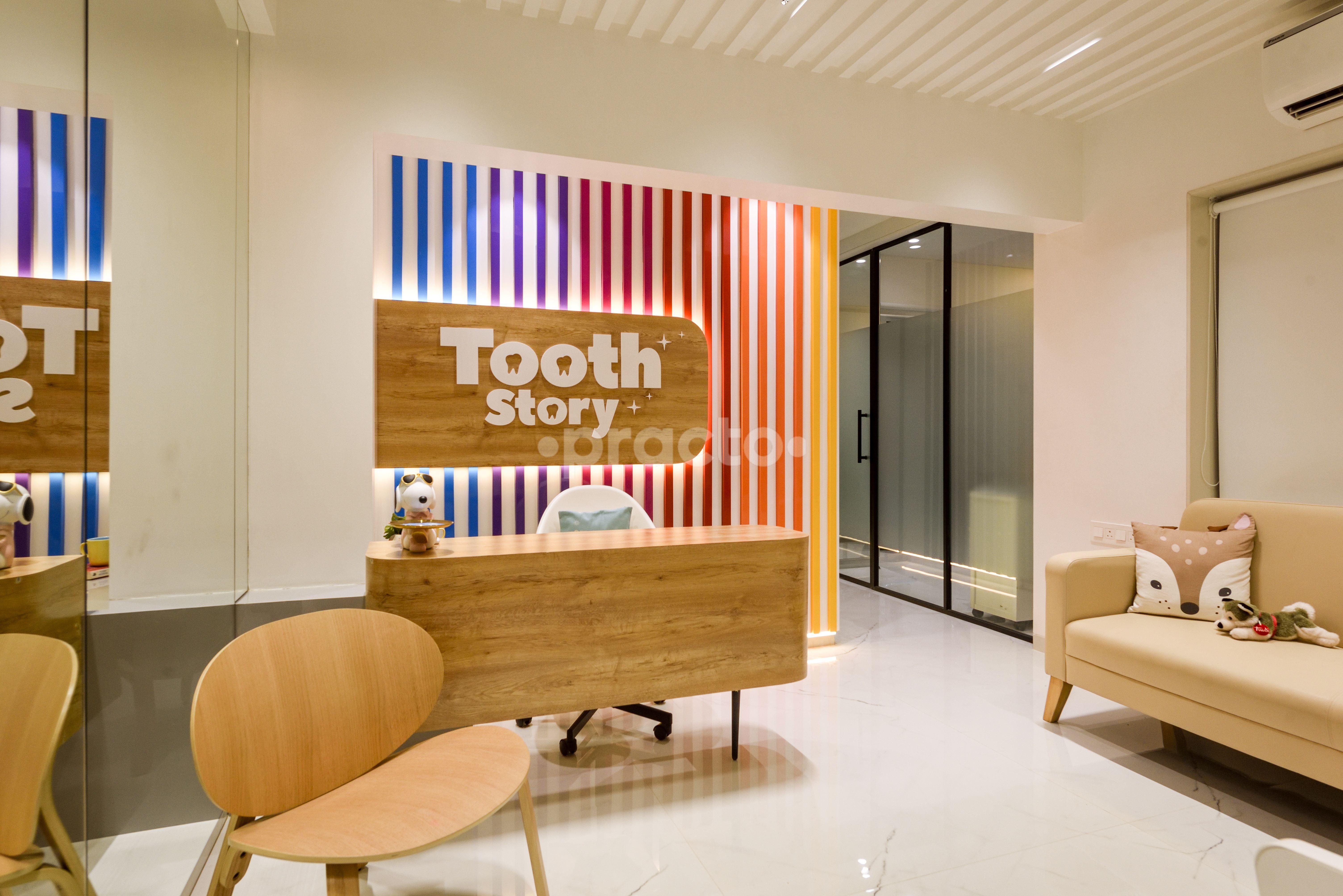 Reception Area at Tooth Story Kandivali East Mumbai