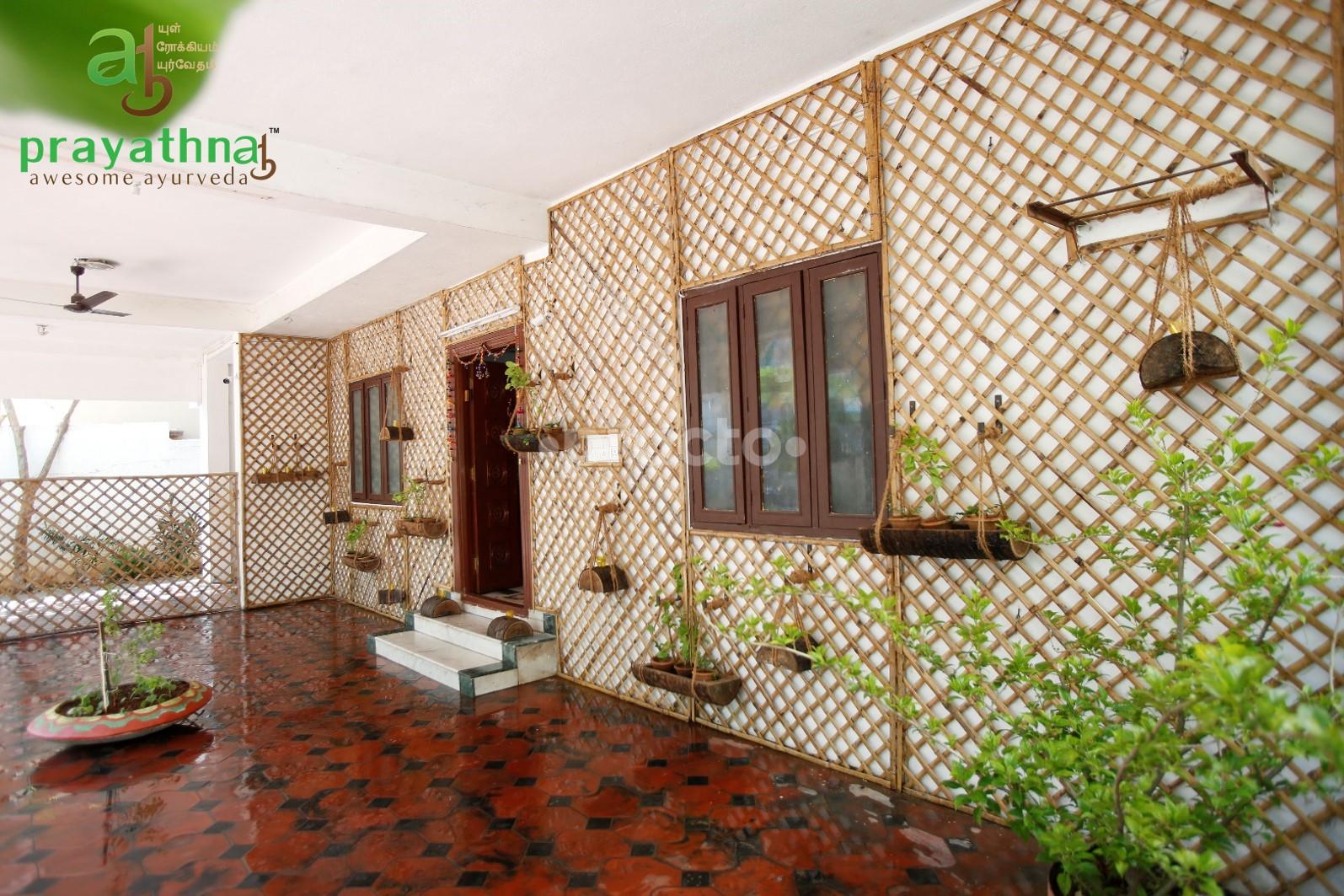 Entrance at Dr. Raichal Rabecca's Prayathna Ayurveda T Nagar Chennai