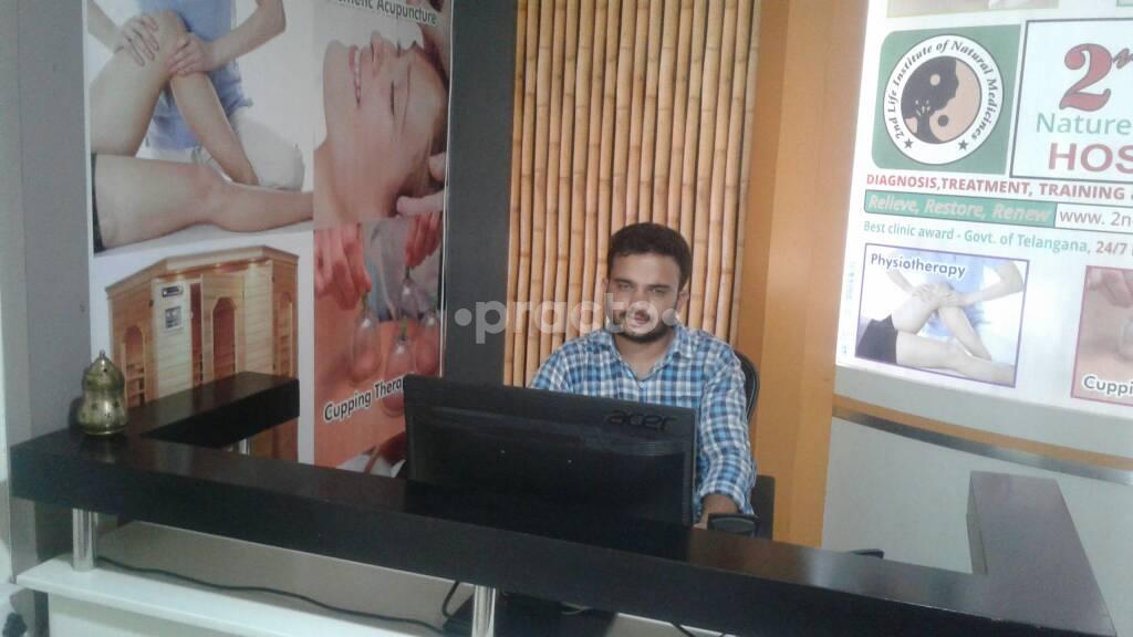 Reception at 2nd Hope Acupuncture Hopsital Madhapur Hyderabad