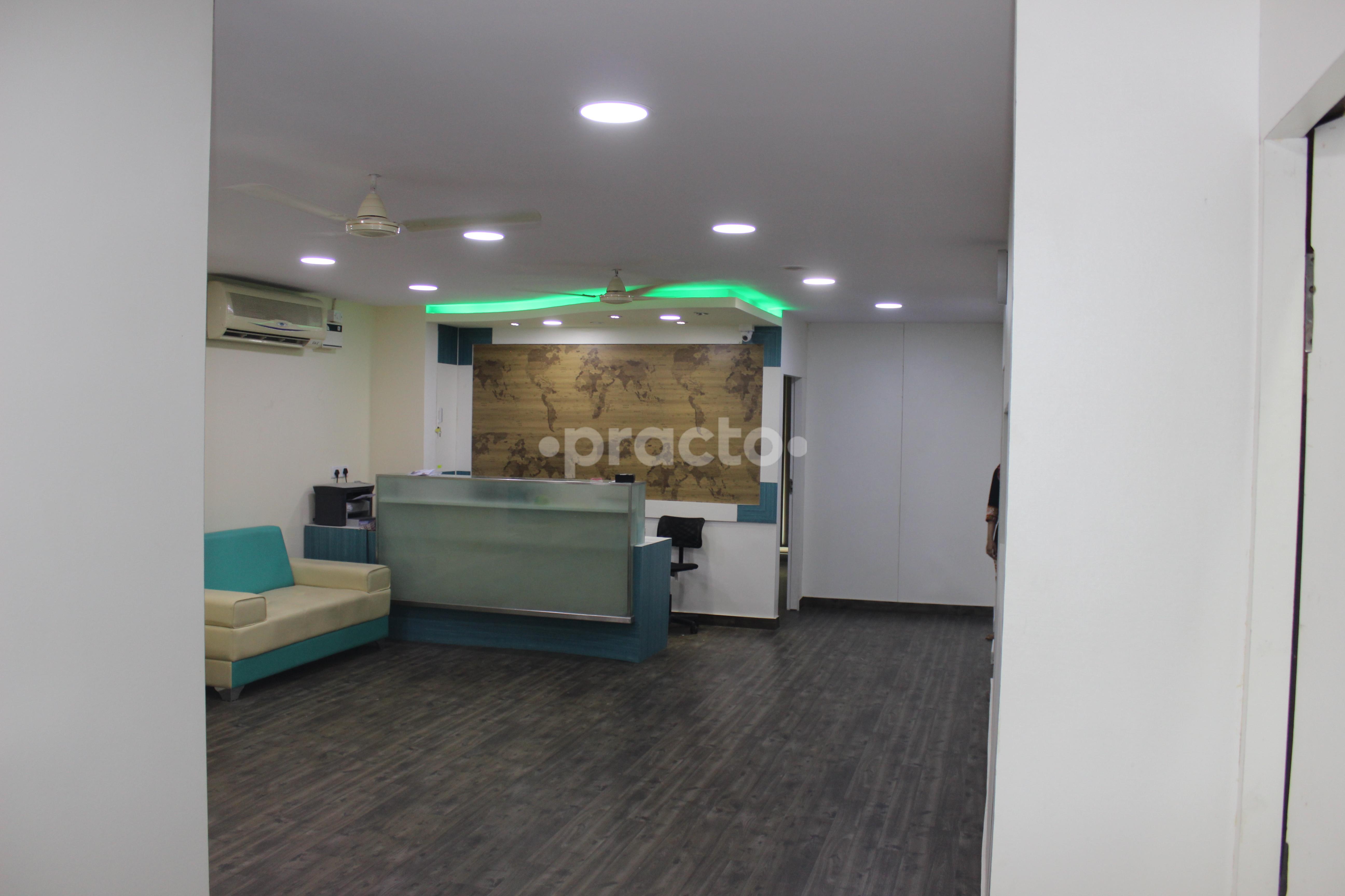 Reception at Hearing Health Care Clinic AS RT Nagar Bangalore