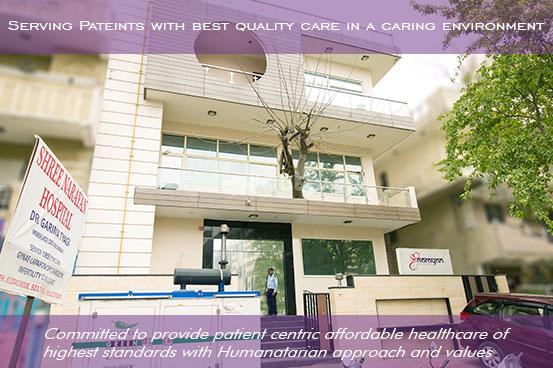 Entrance at Shree Narayan Hospital Indirapuram Ghaziabad