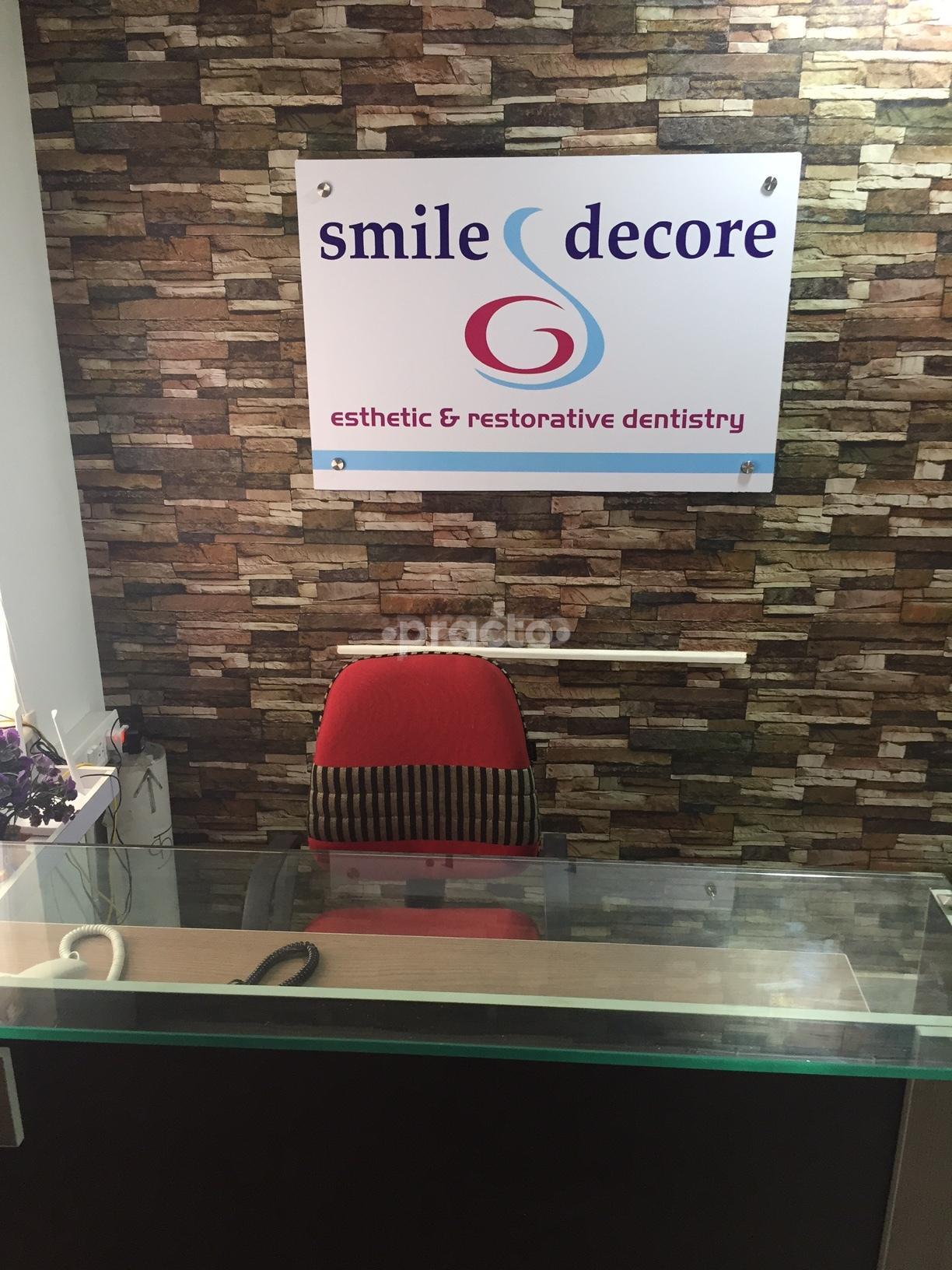 Reception at Smile Decore Dental Clinic Thane West Thane