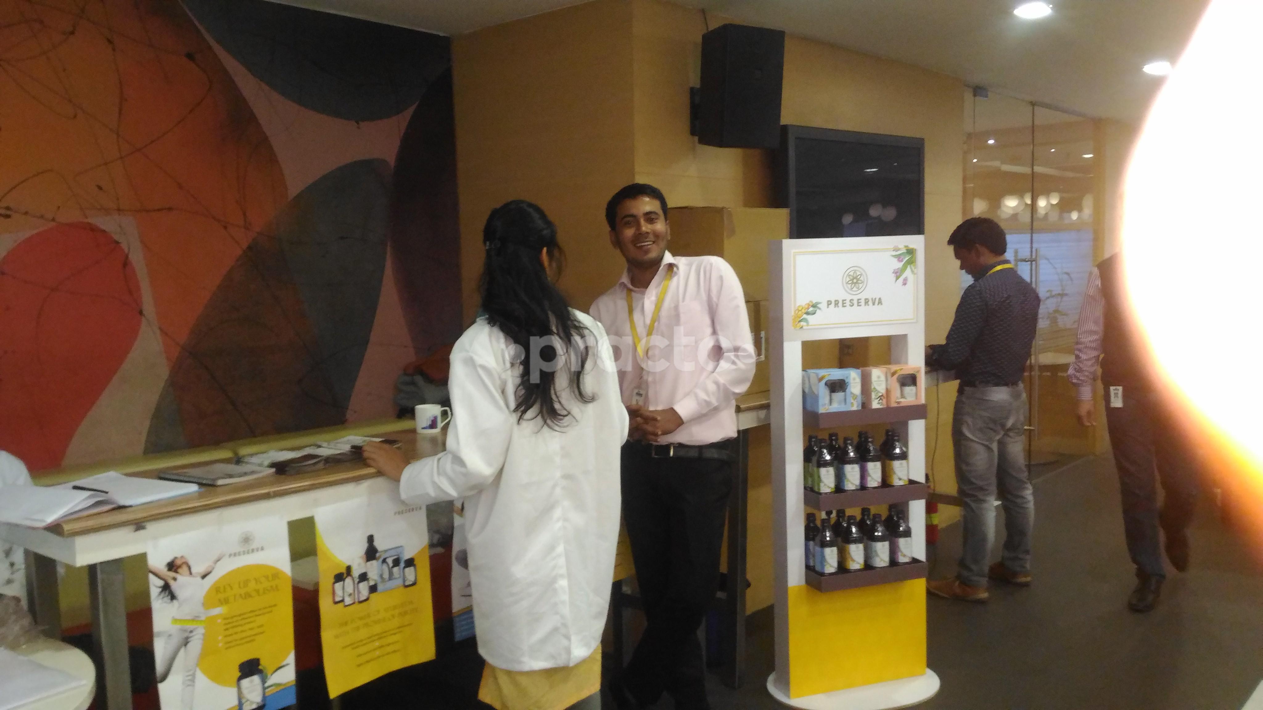 Reception at Ayurveda Preserva Wellness Greater Kailash Part 2 Delhi