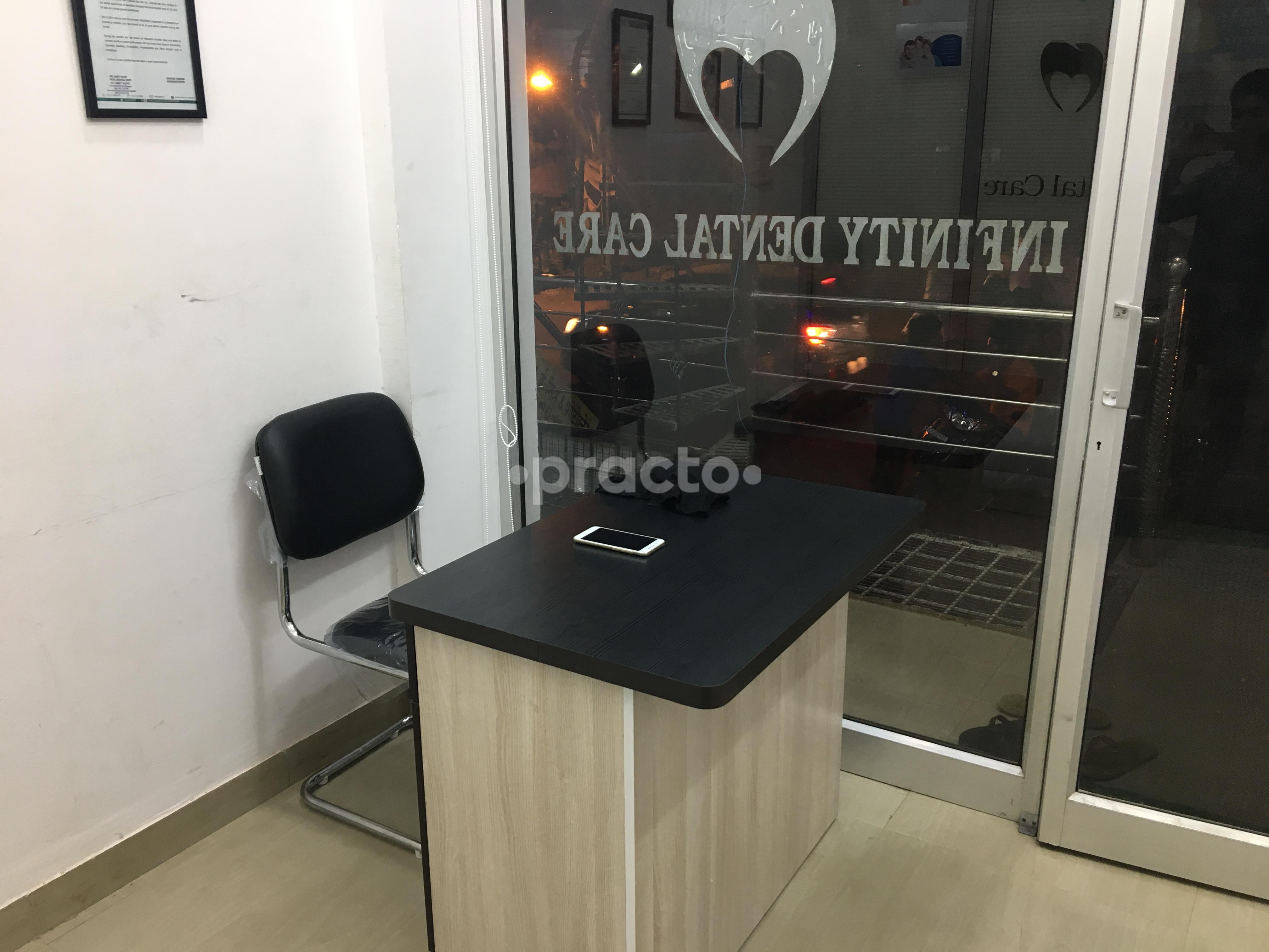 Reception Area at Infinity Dental Care Gopalpura Jaipur
