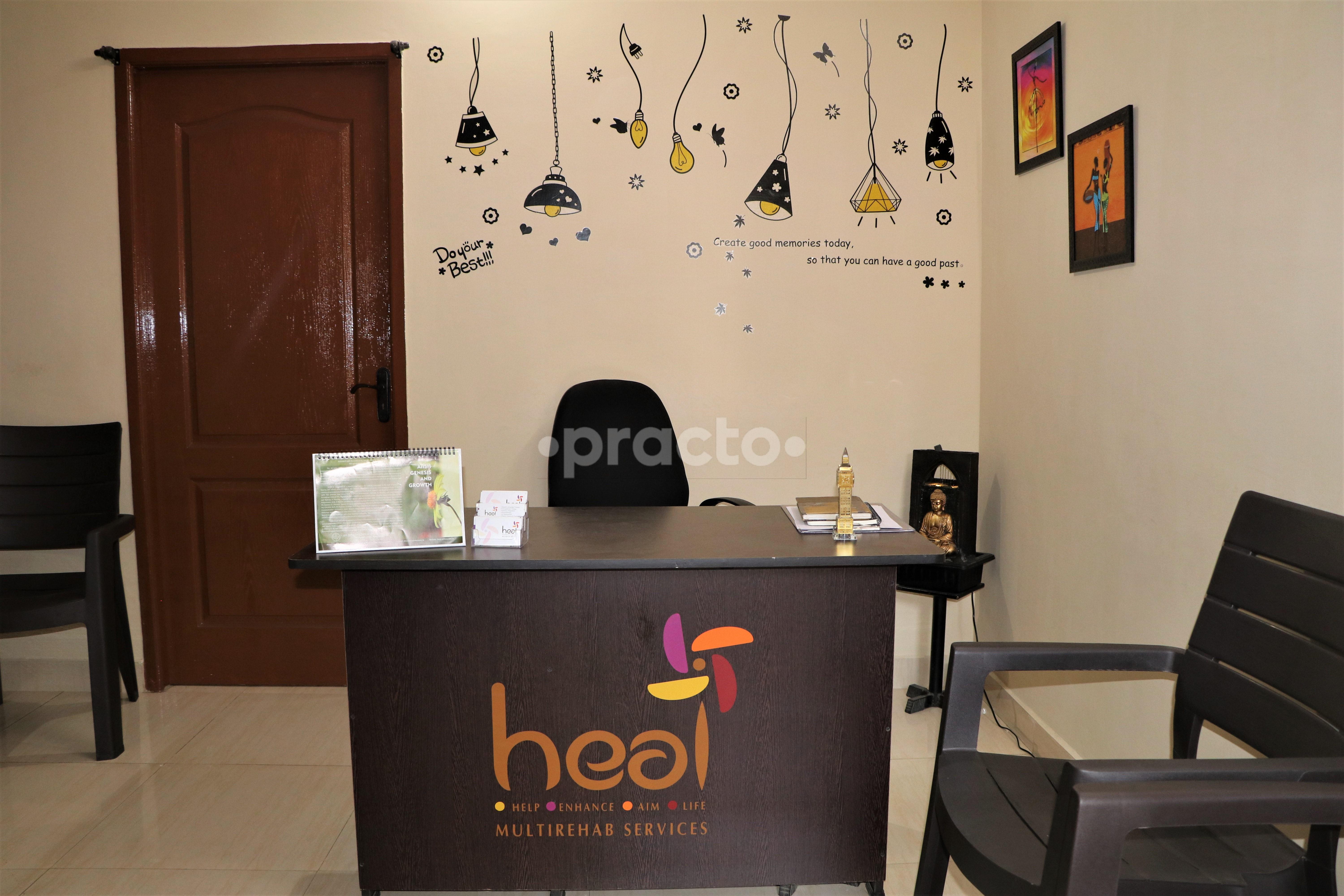 Reception at HEAL Multirehab Services Madipakkam Chennai