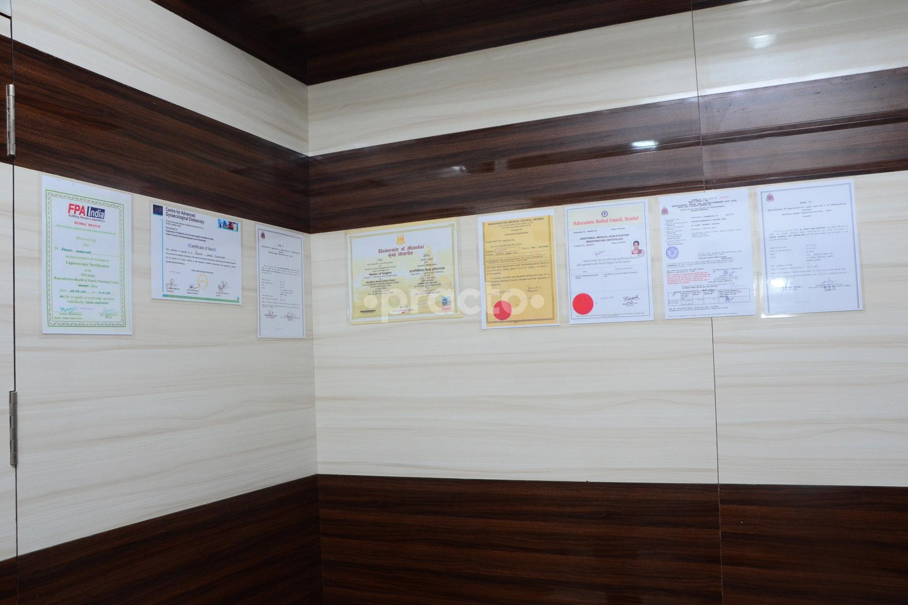 Waiting Area at Saffron Maternity and Nursing Home Borivali West Mumbai