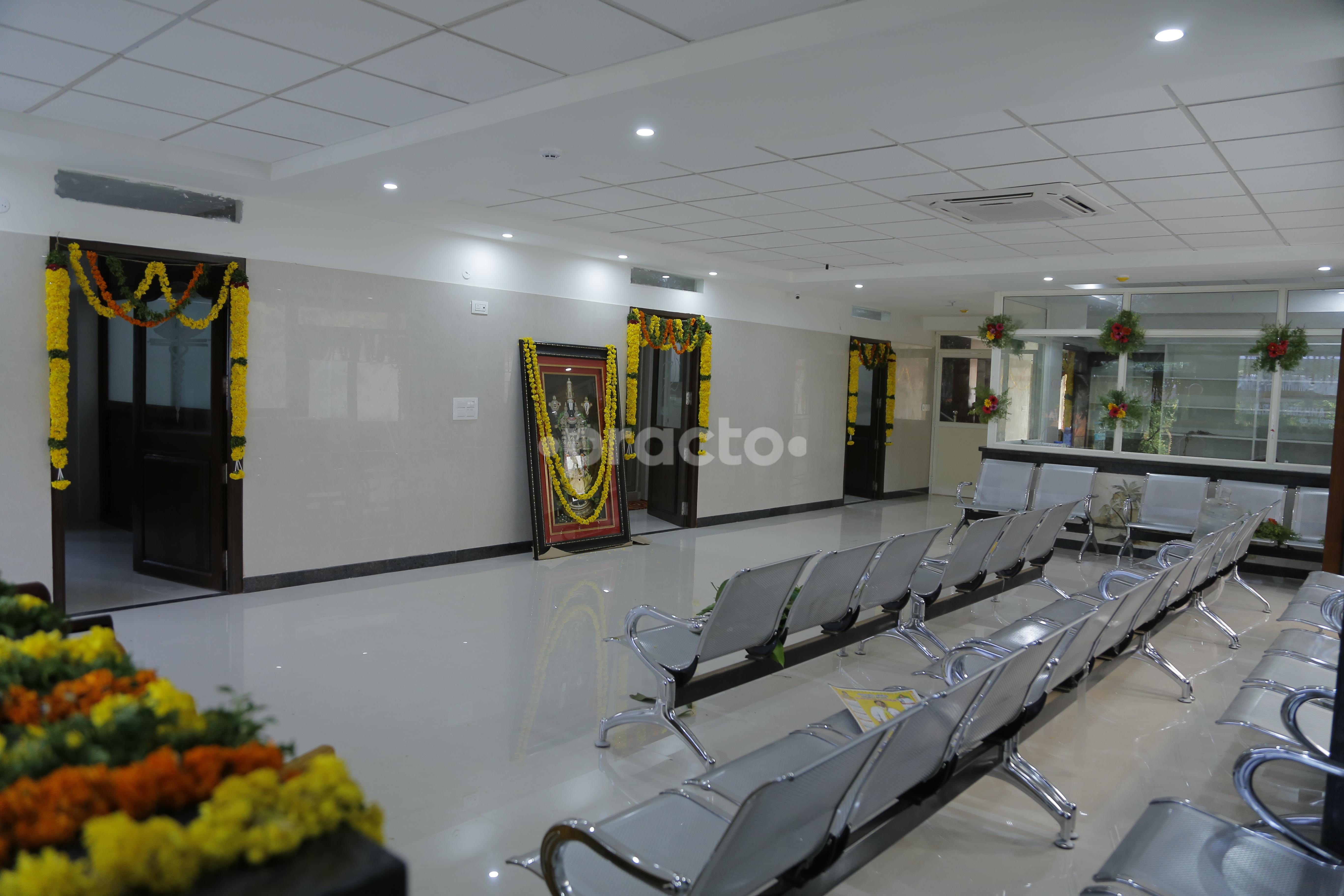 Reception at Sree Prathima Superspeciality Hospital Kothapet Guntur