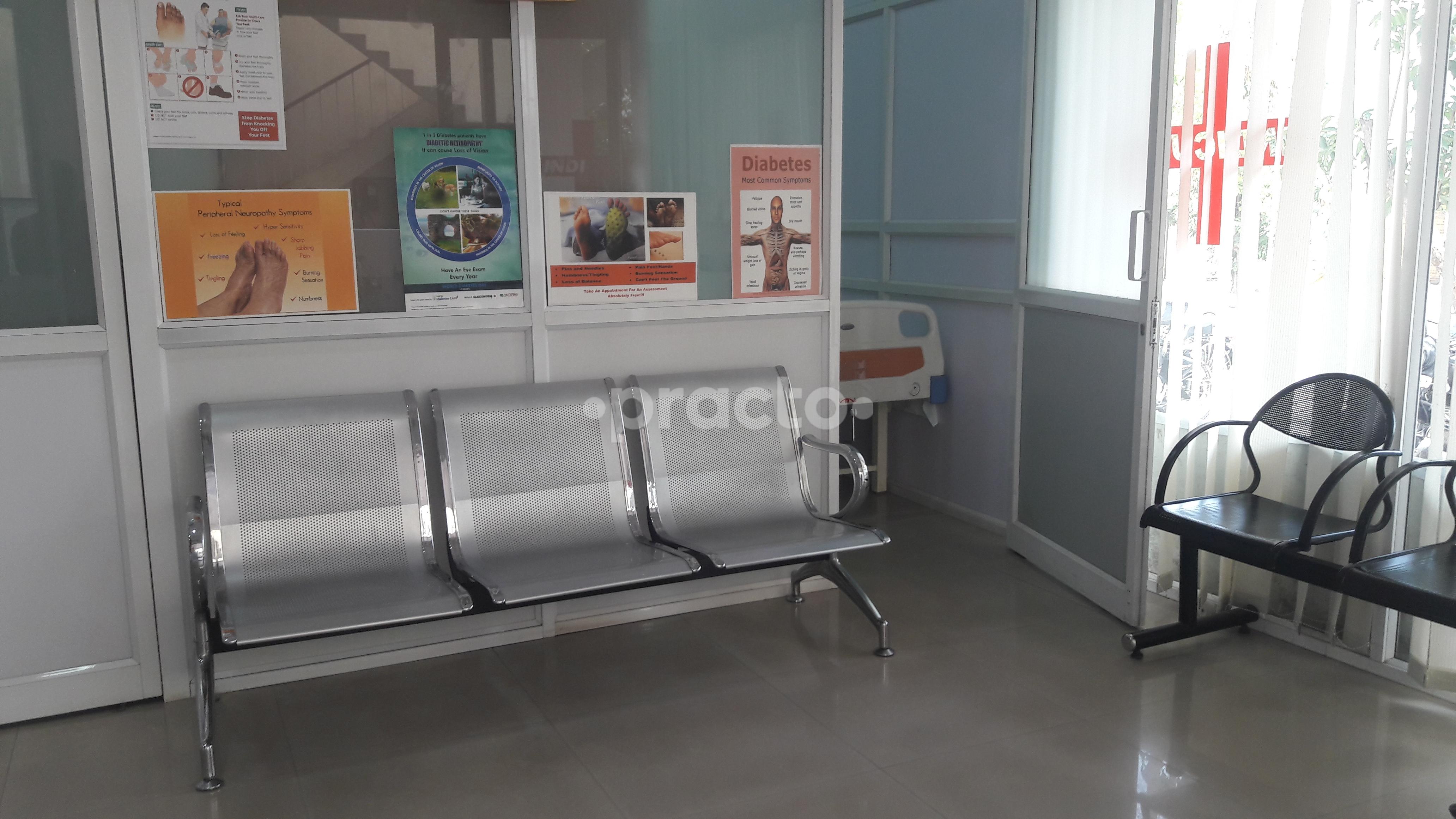 Waiting Area at Indicus Diagnostics Kalyan Nagar Bangalore