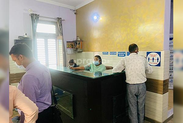 Reception Area at Deeyash Medical and Diabetes Clinic Najafgarh Delhi