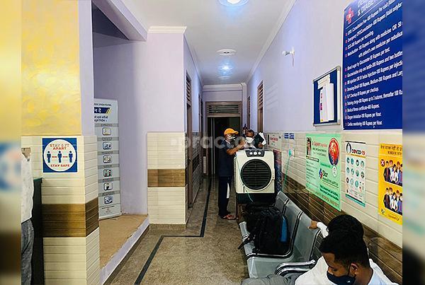 Reception Area at Deeyash Medical and Diabetes Clinic Najafgarh Delhi
