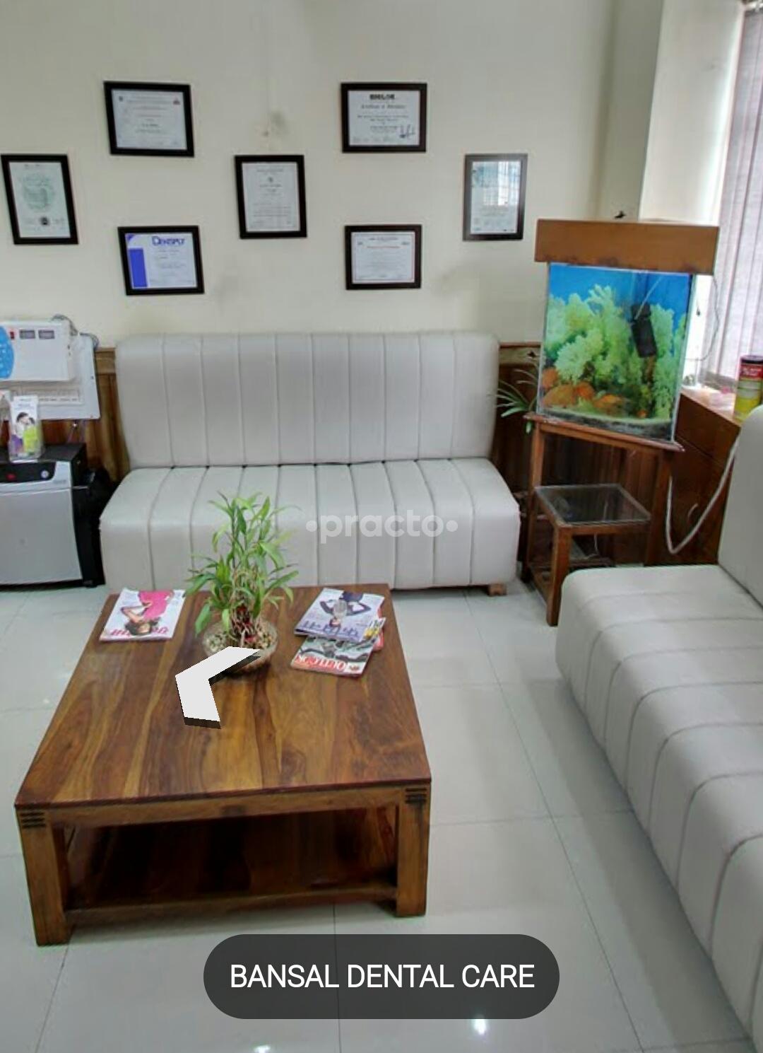 Waiting Area at Bansal Dental Care Sector 20 Panchkula