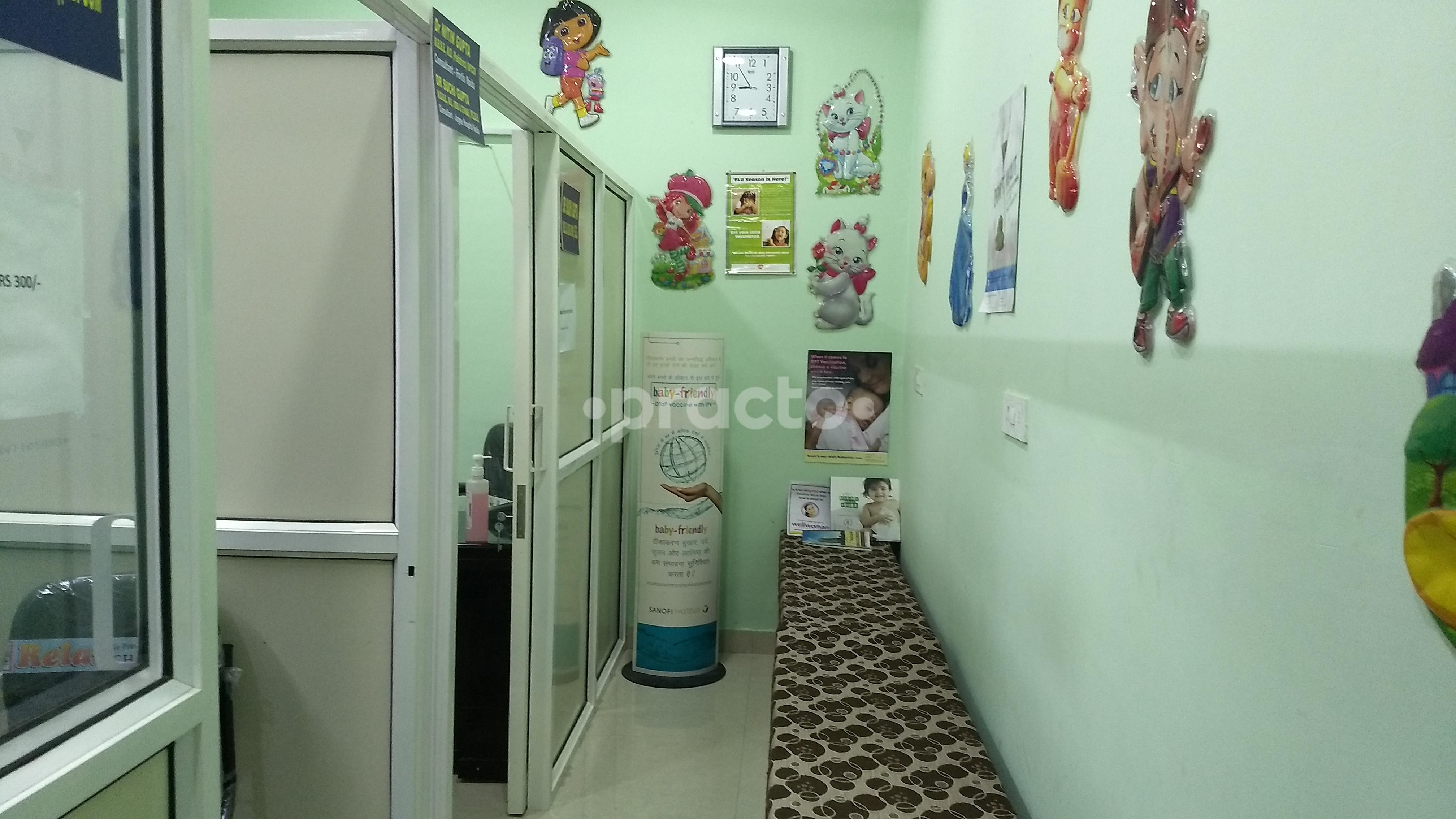 Waiting Area at Mother and Child Care Clinic and Vaccination Centre Greater Noida West Greater Noida