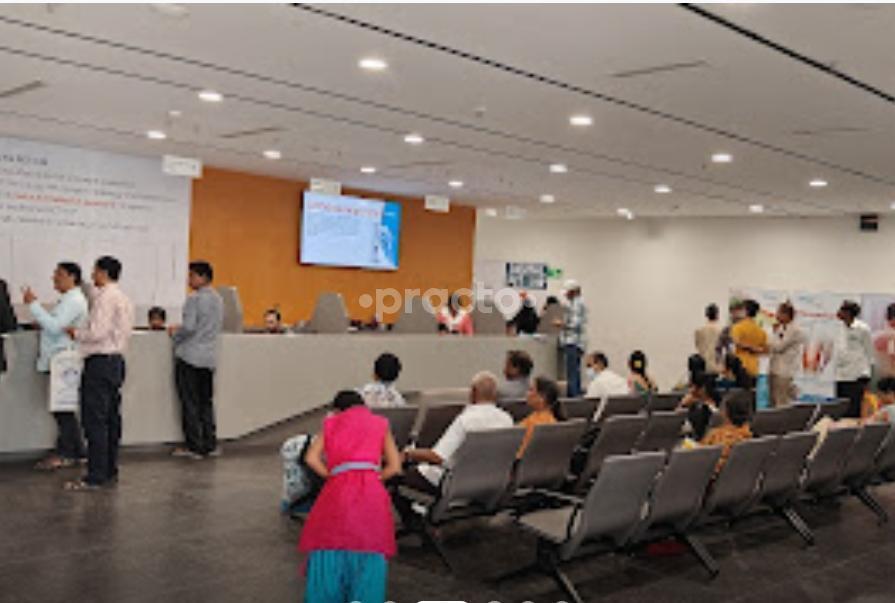 Reception Area at Omega Hospital Gachibowli Hyderabad