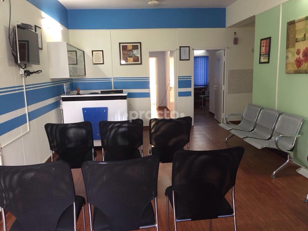 Waiting Area at I Care Center Eye and Dental Shaikpet Hyderabad