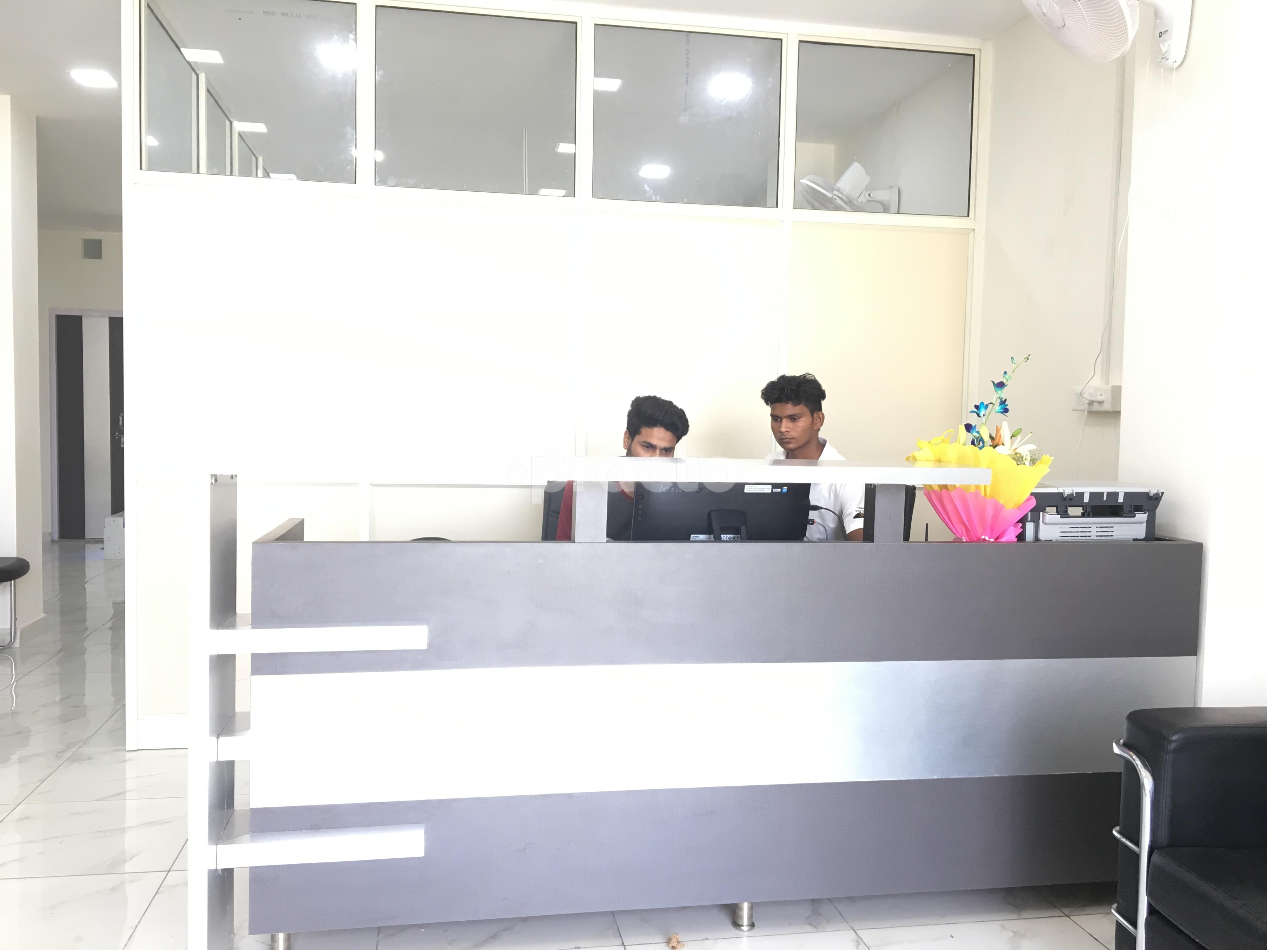 Reception at Meditree Polyclinic Sohna Road Gurgaon