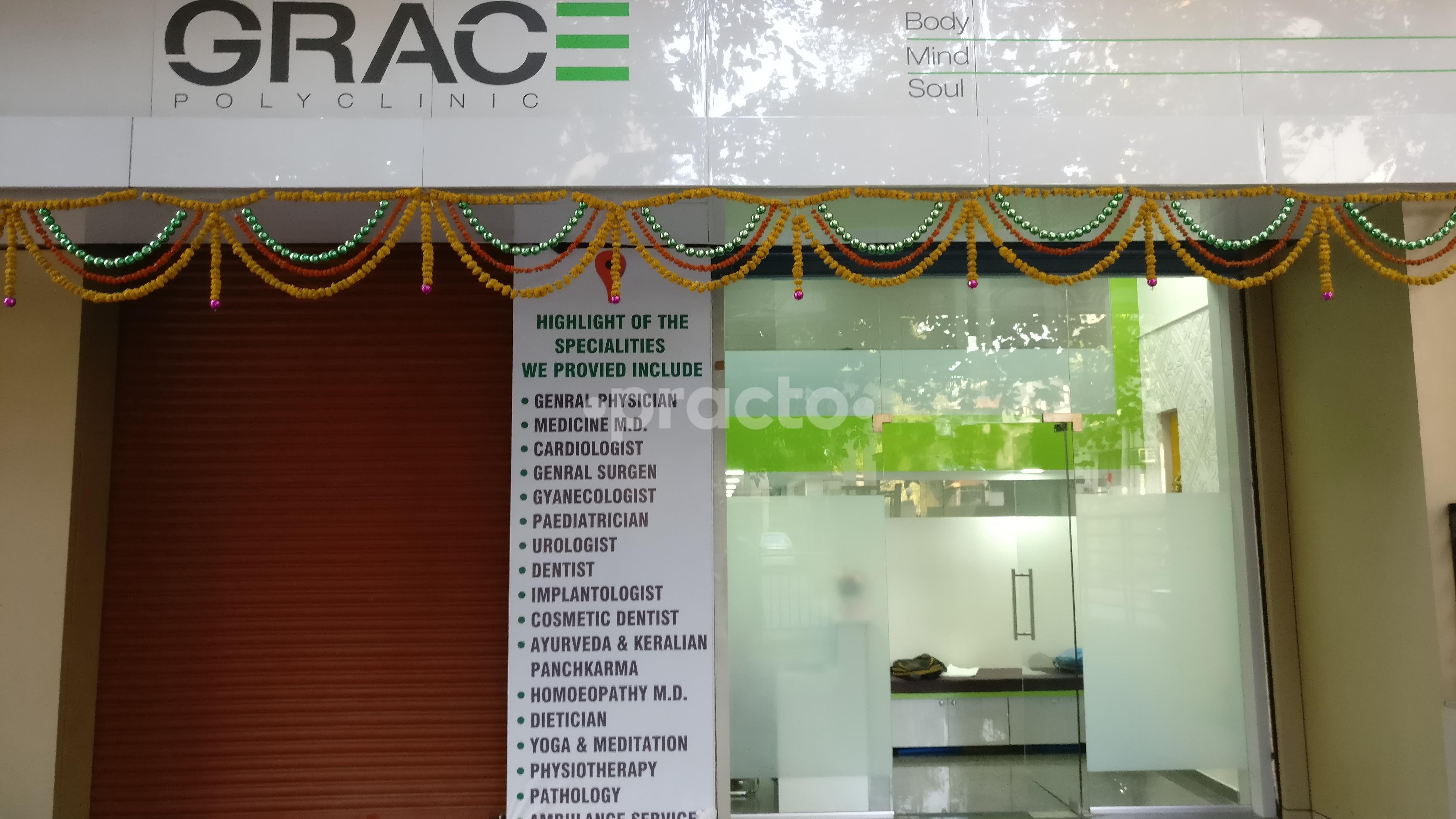 Entrance at Grace Polyclinic Thane West Thane