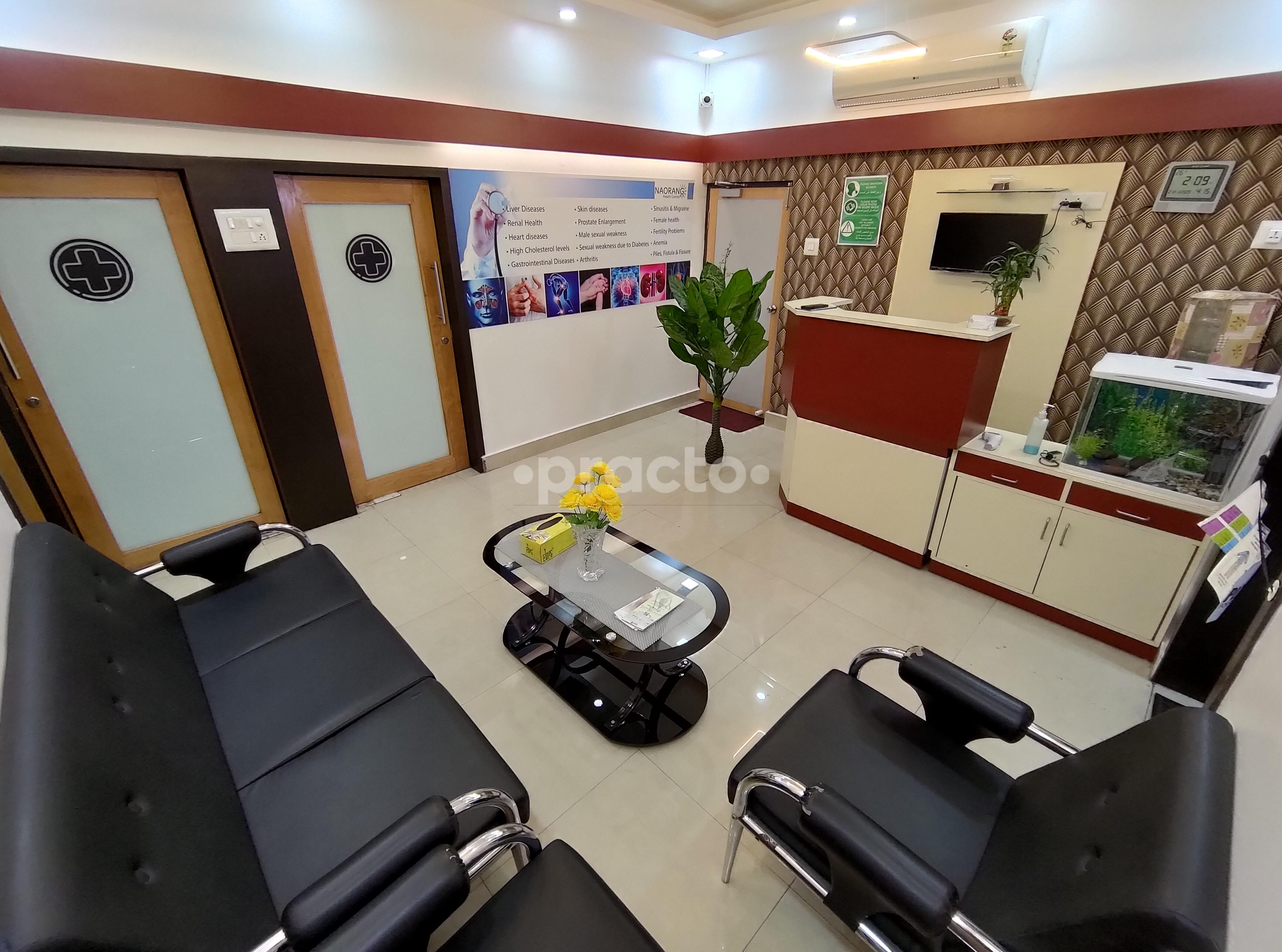 Reception Area at Naorang Health Center Frazer Town Bangalore