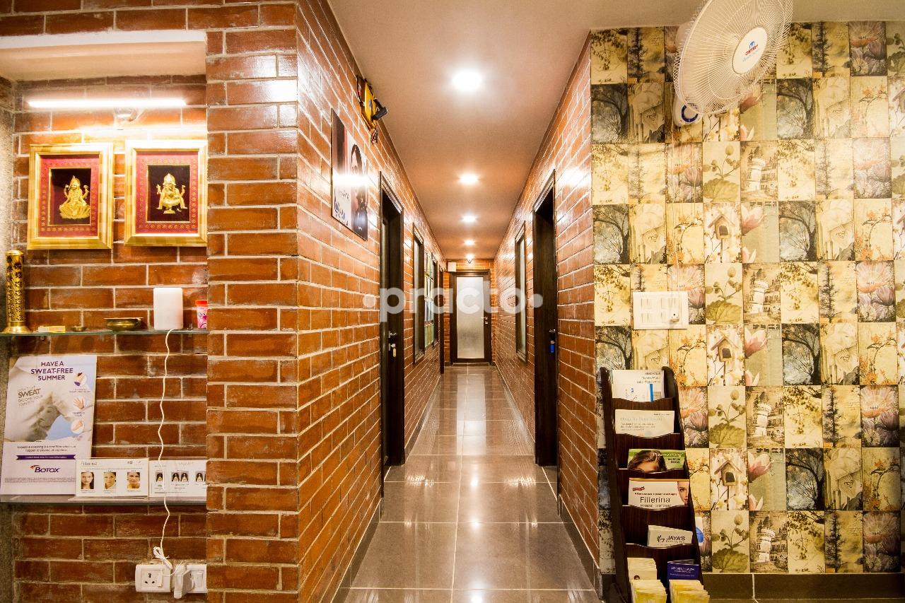 Reception Area at Jaya's Skin Clinic Greater Kailash Part 1 Delhi
