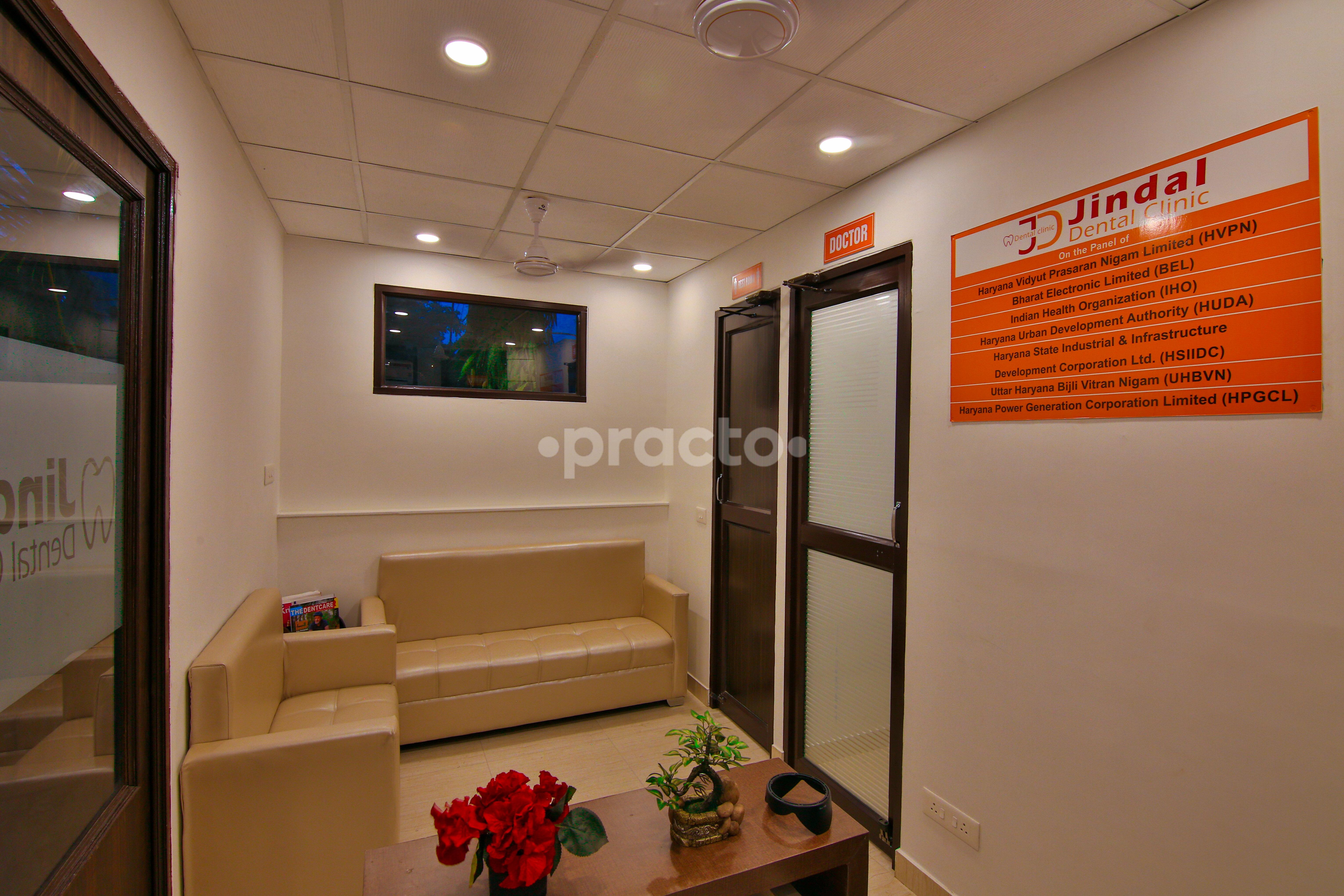 Waiting Area at Jindal Dental Clinic Sector-12 Panchkula
