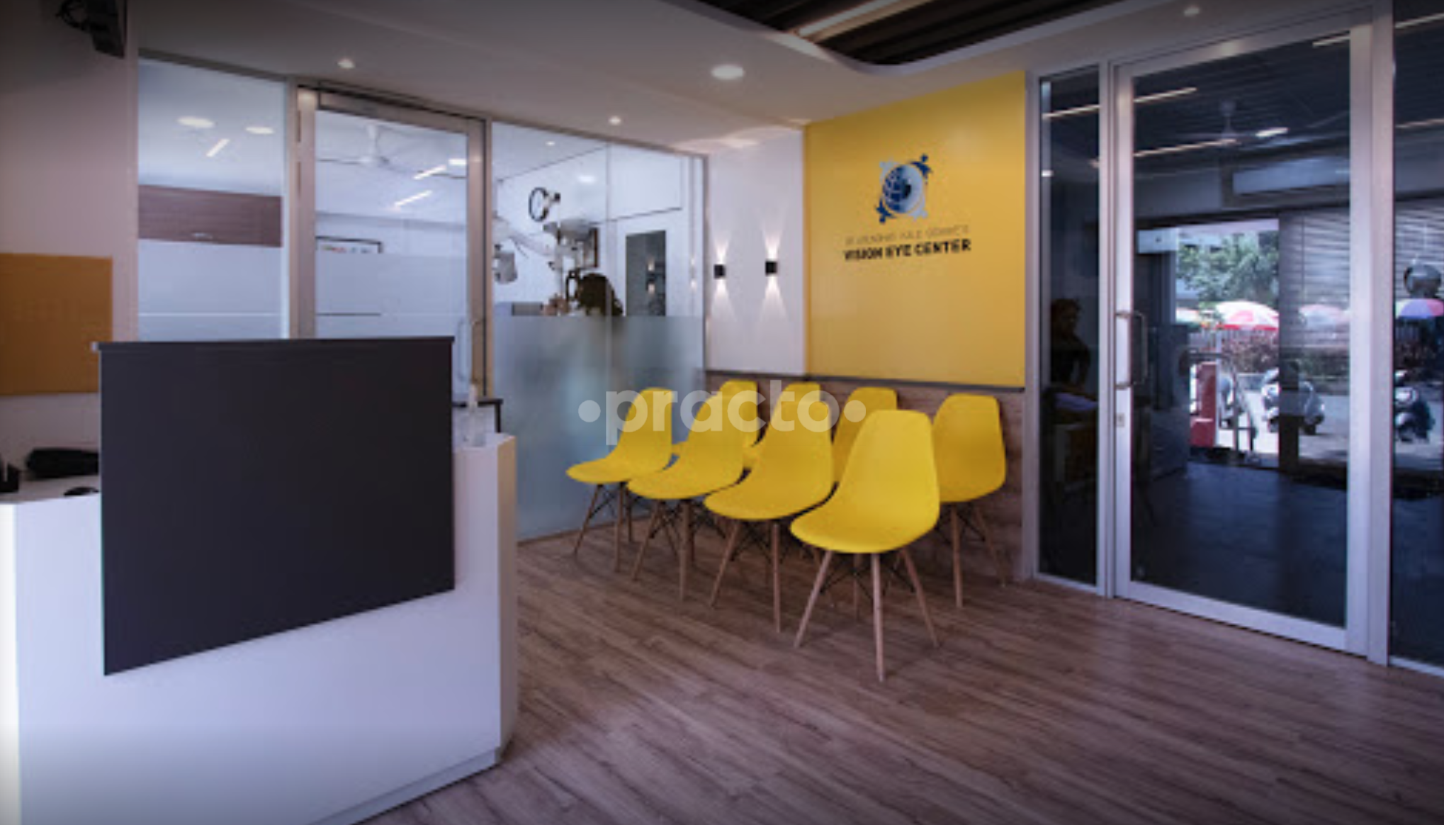 Reception Area at Vision Eye Center Kothrud Pune