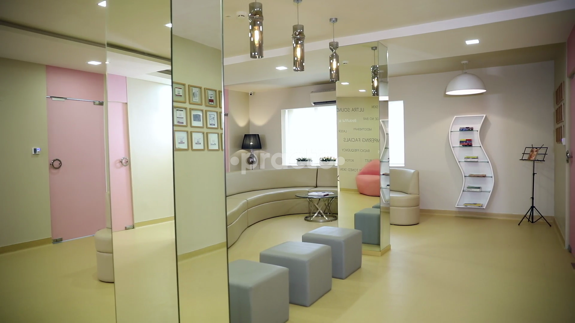 Waiting Area at ISMO Skin & Hair Clinic Alwarpet Chennai