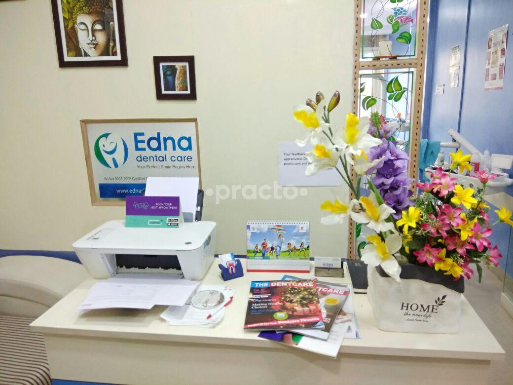 Reception at Edna Dental Care AECS Layout Bangalore