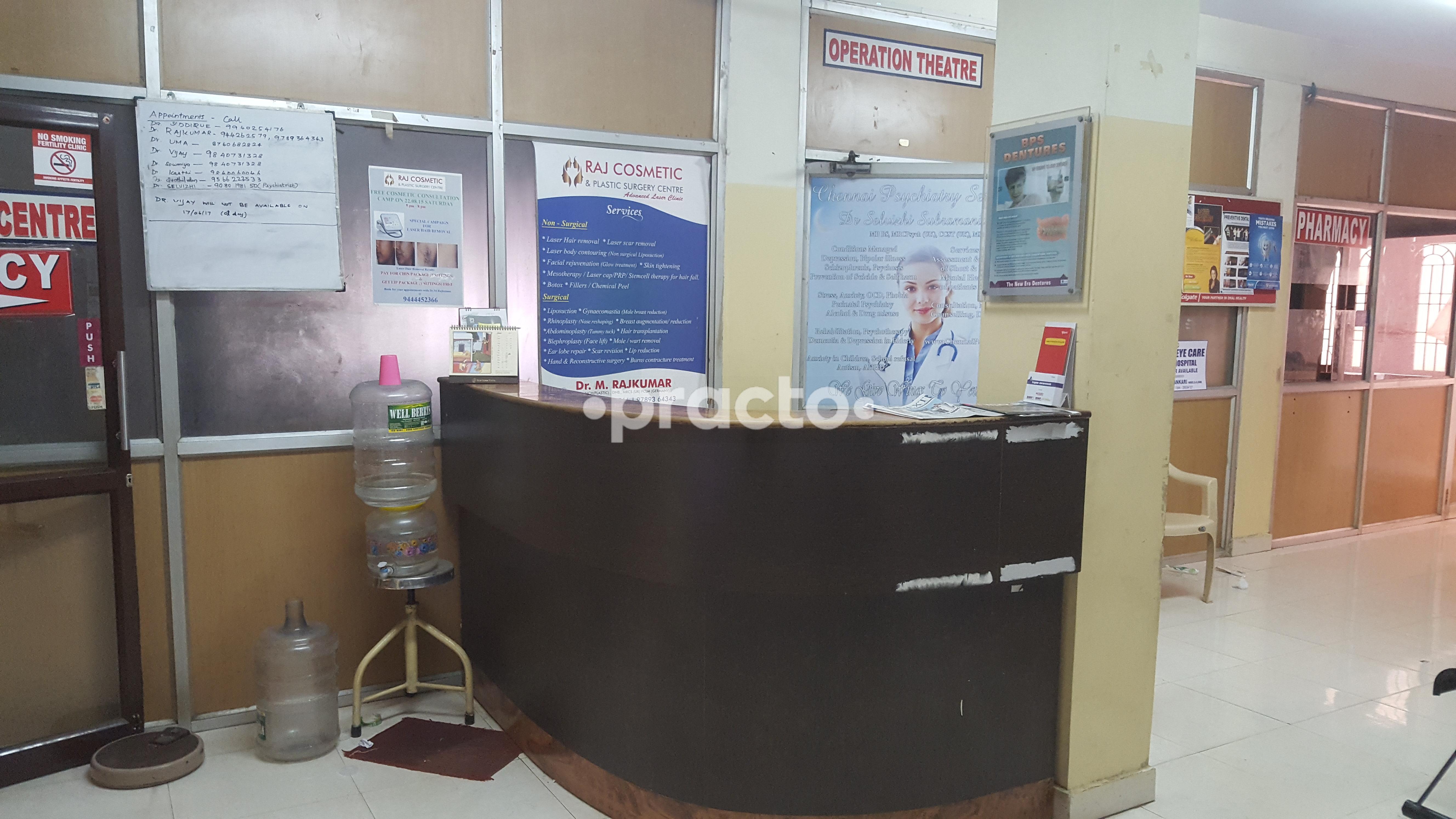 Reception at Elite Ortho Clinic Nolambur Chennai